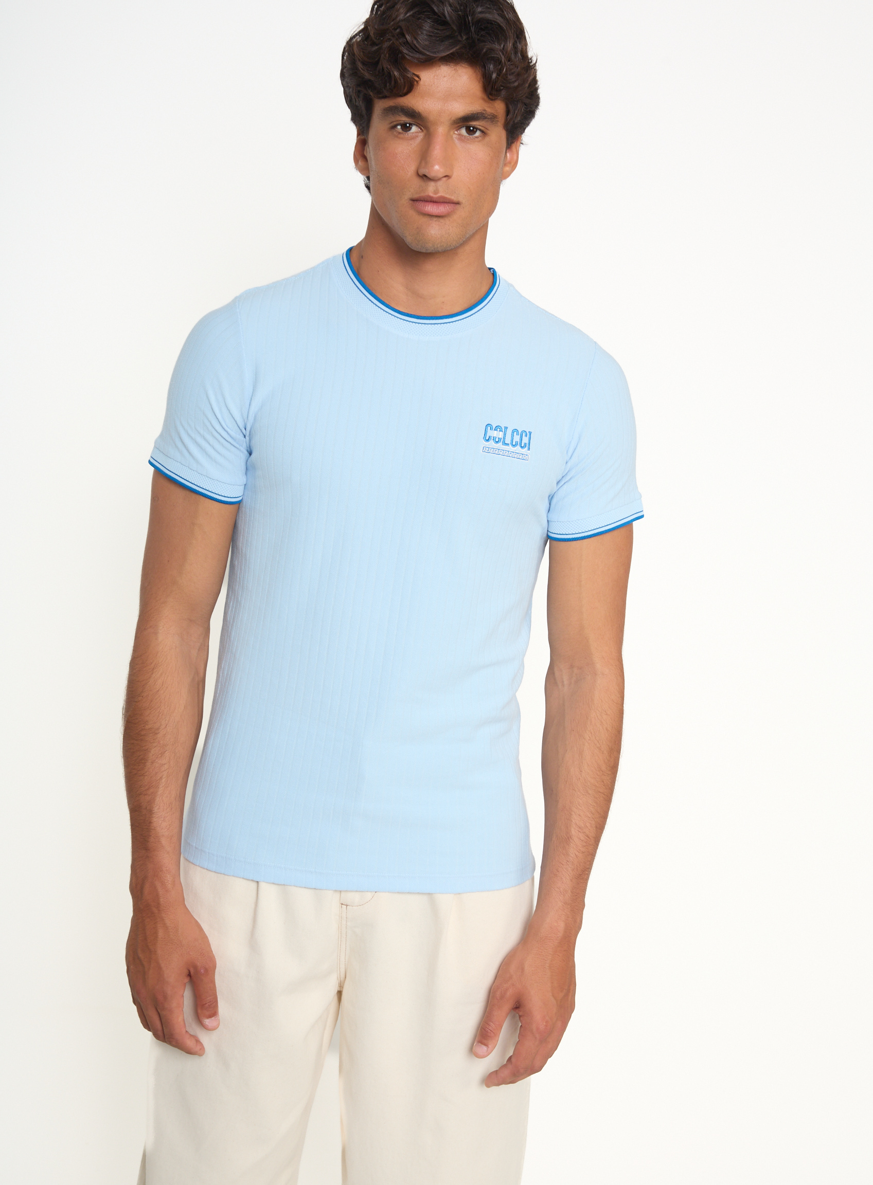 CAMISETA COLCCI G AZUL ELÚREO