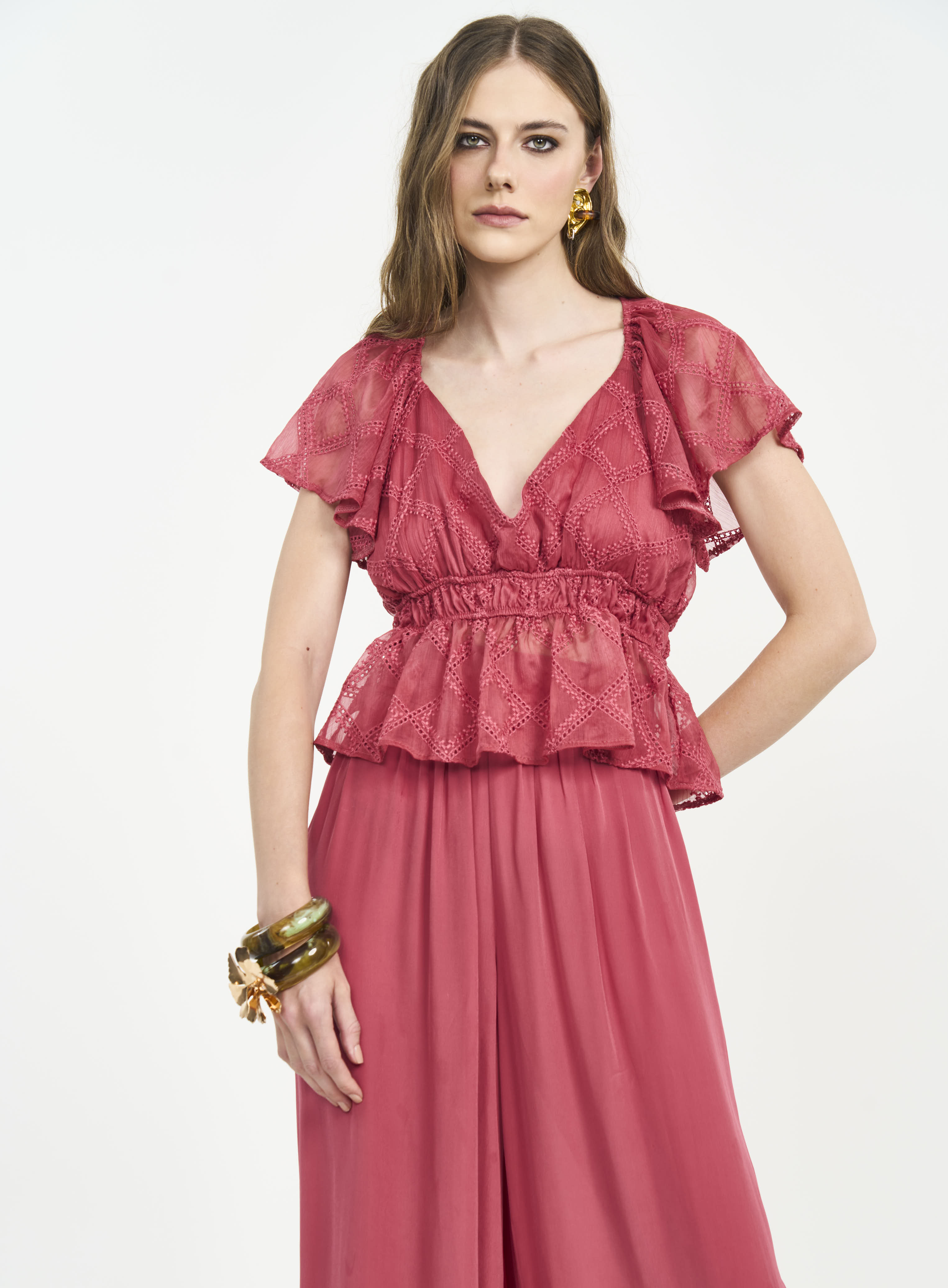 BLUSA BORDADA P ROSA DANDY