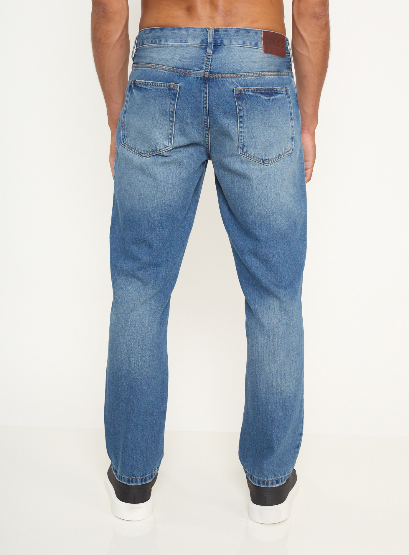 CALÇA JEANS RETA 38 INDIGO