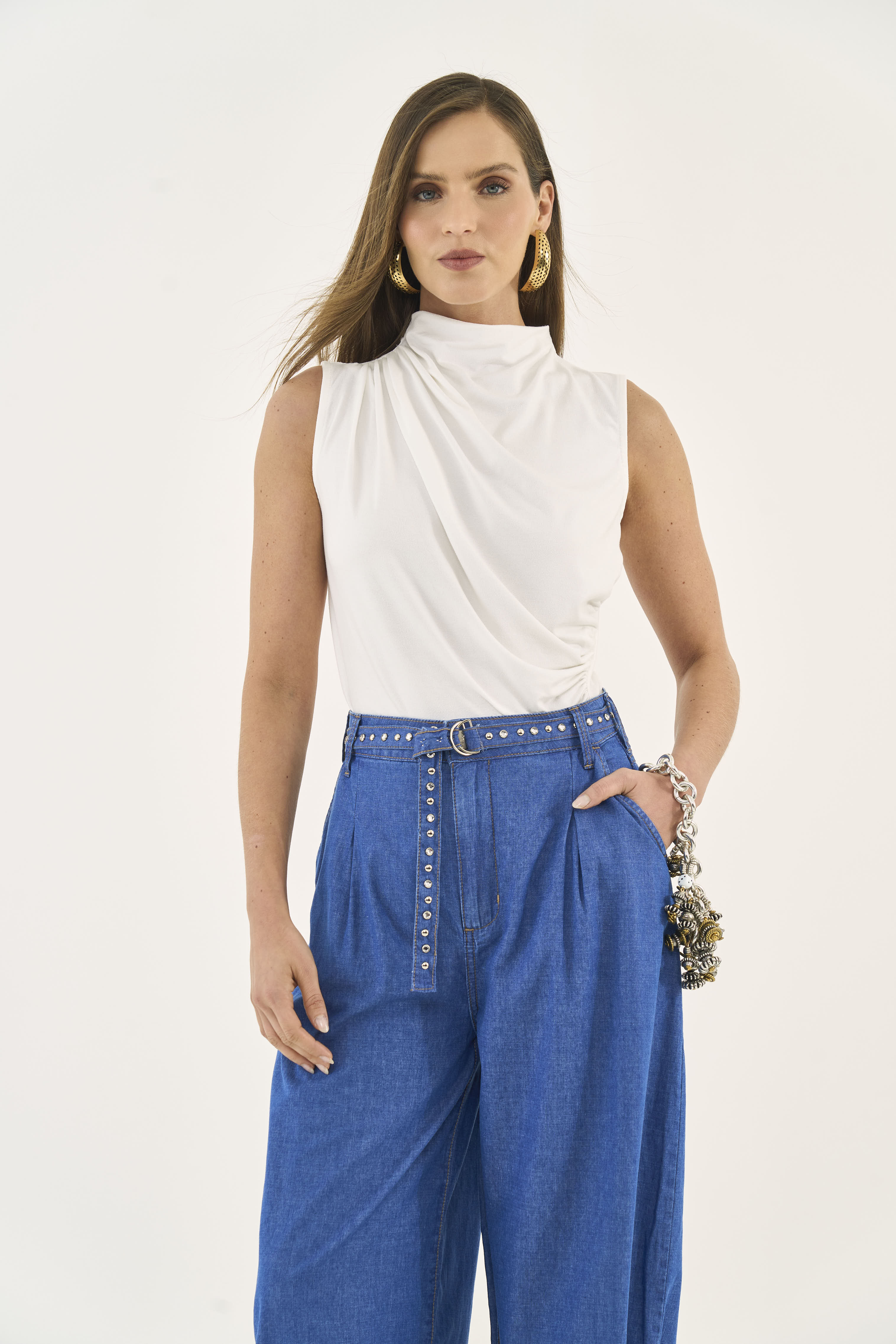 BLUSA COLCCI G OFF SHELL