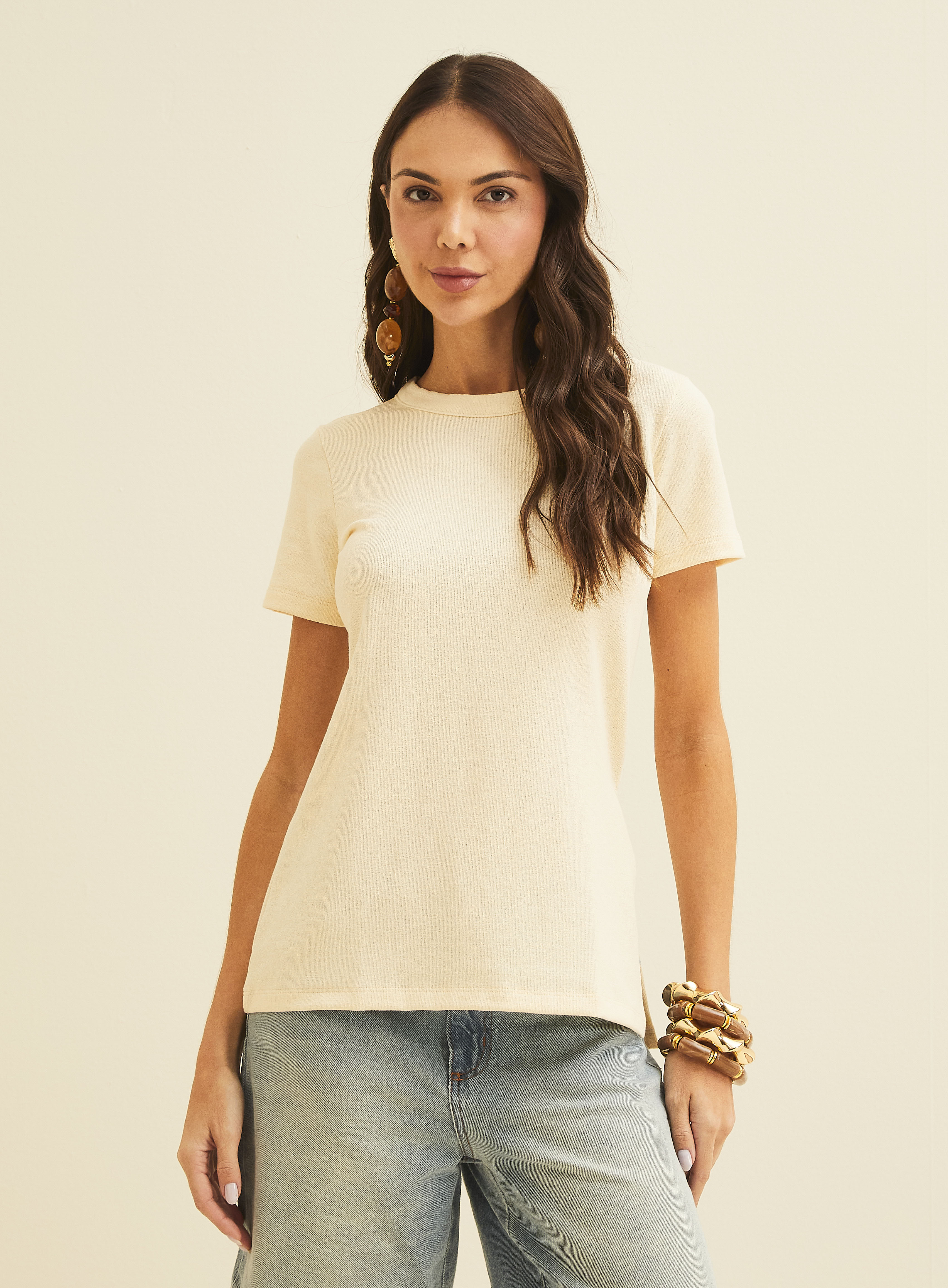 CAMISETA FORUM G BEGE AFFOGATO