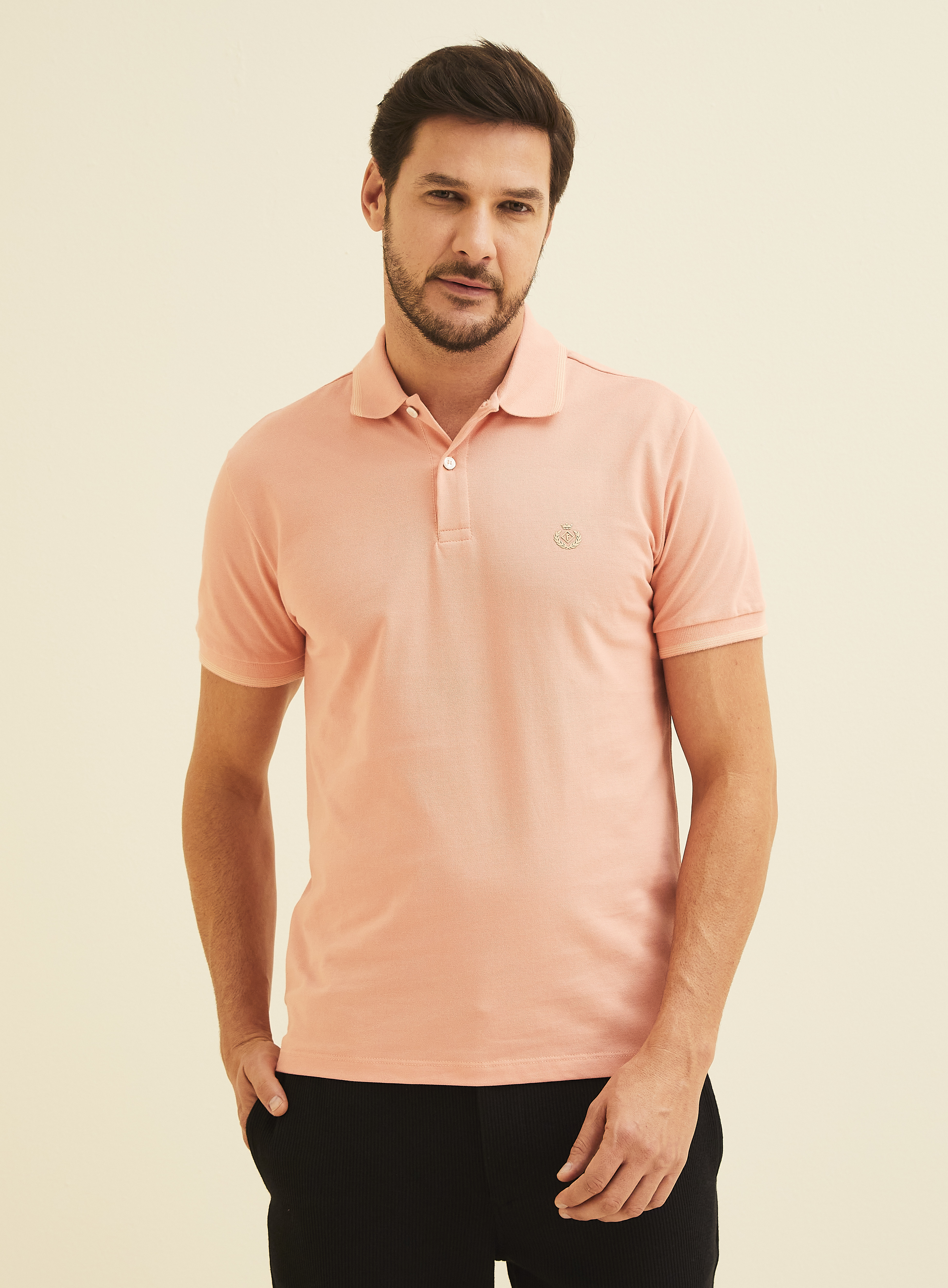 POLO FORUM M ROSA CANDY PEACH