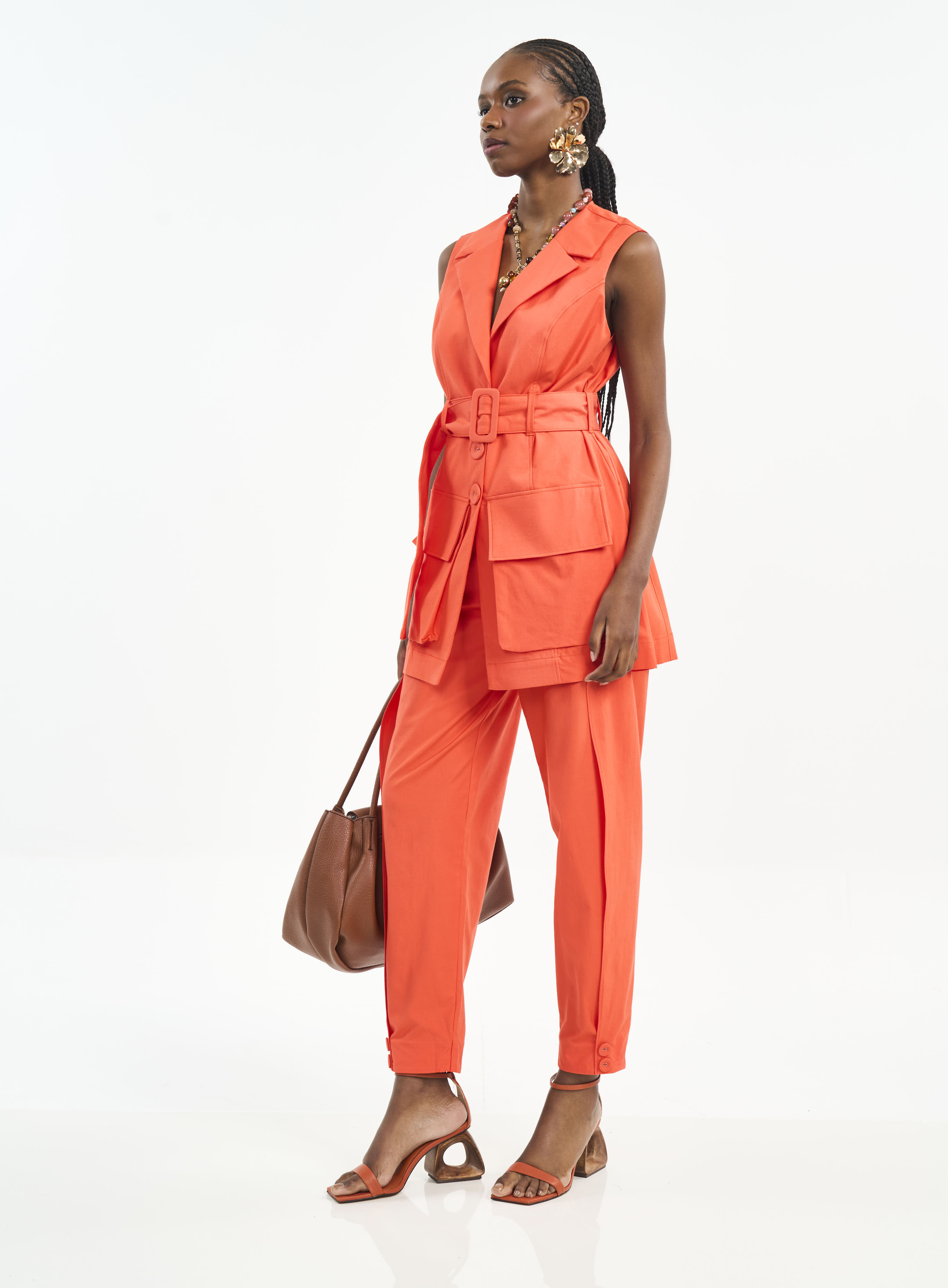 CALÇA COLCCI M LARANJA UCELLO
