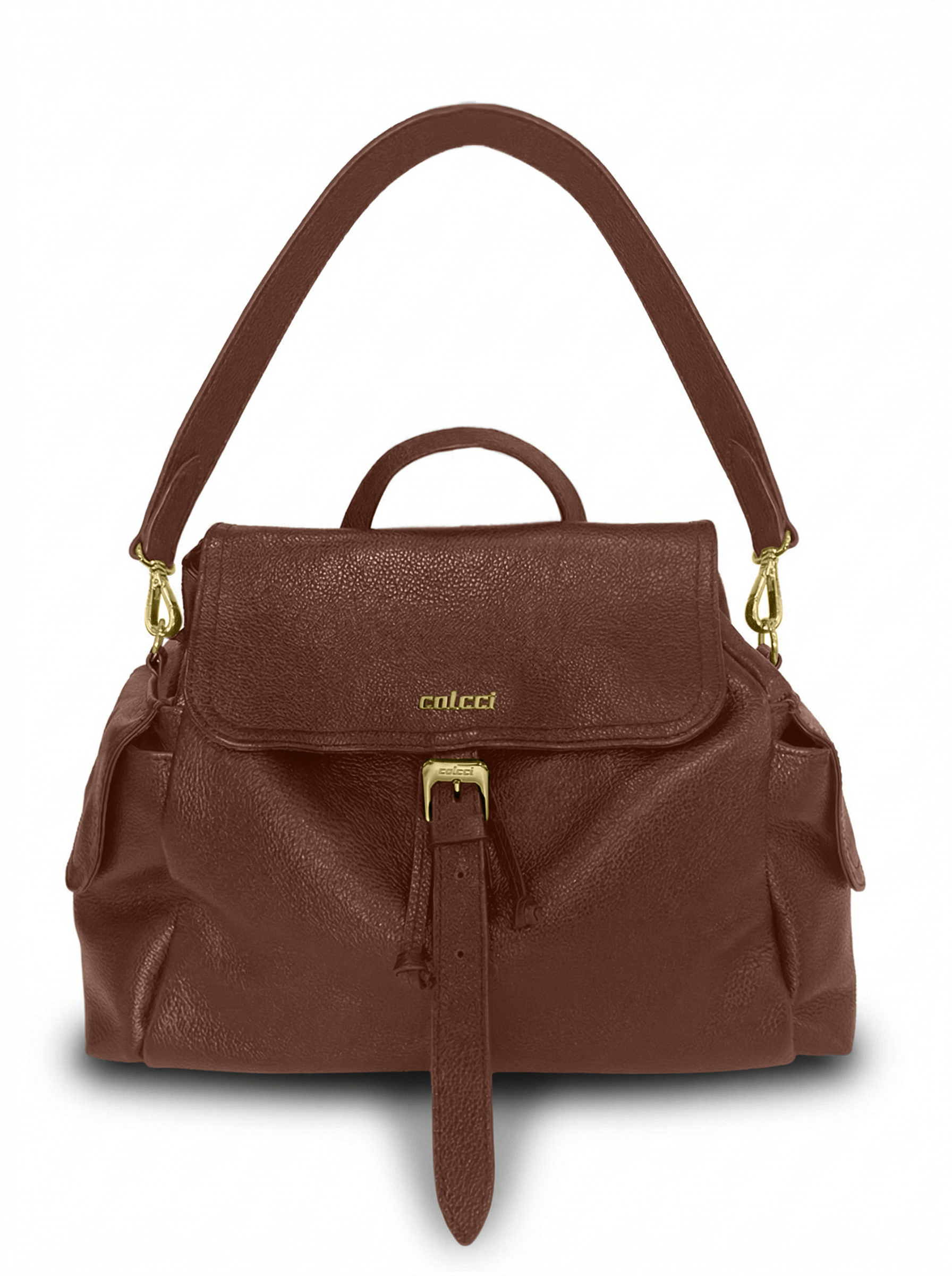BOLSA COLCCI SHOULDER COURO U PRETO