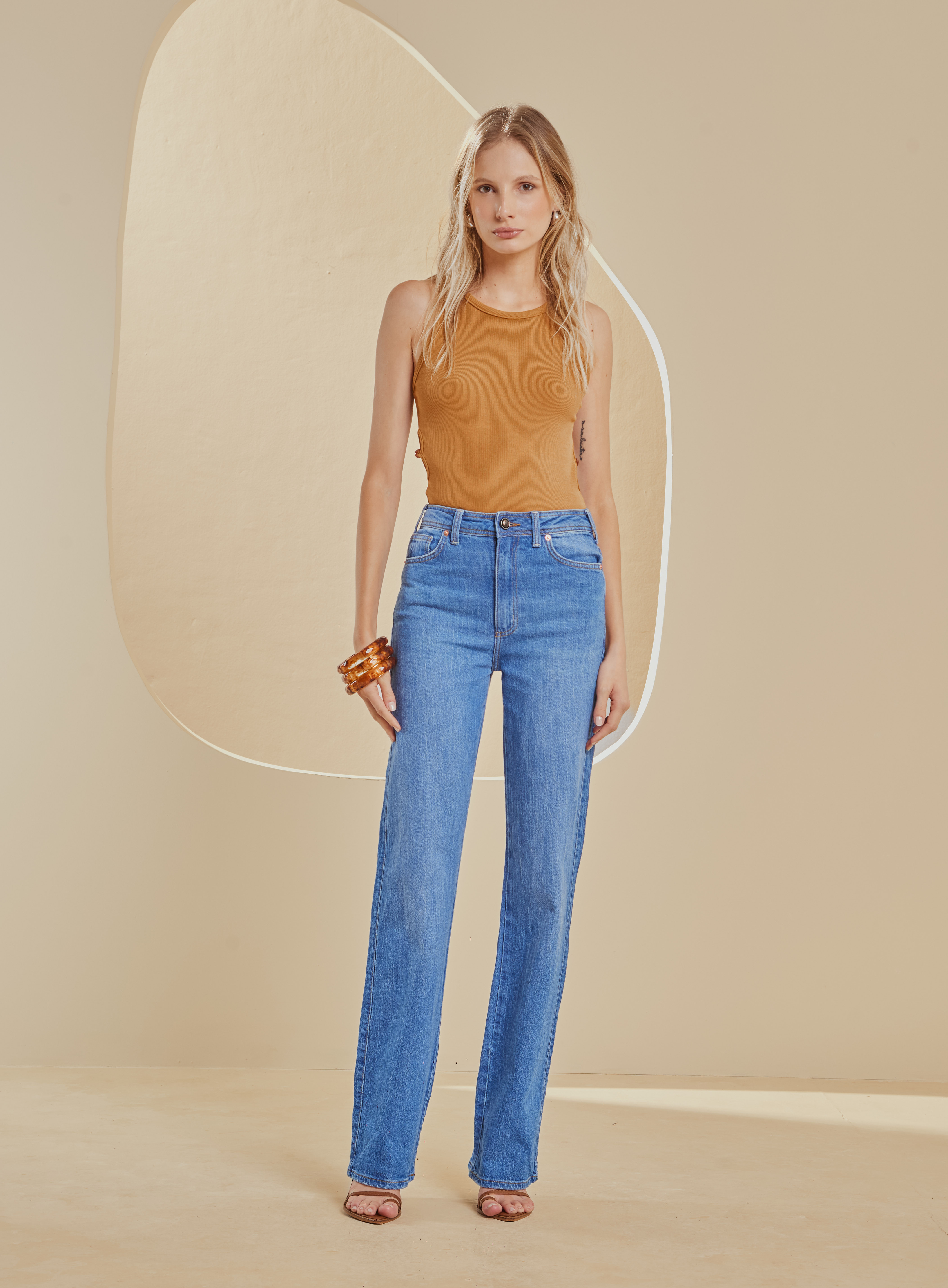 CALÇA JEANS BELLA STRETCH 36 INDIGO