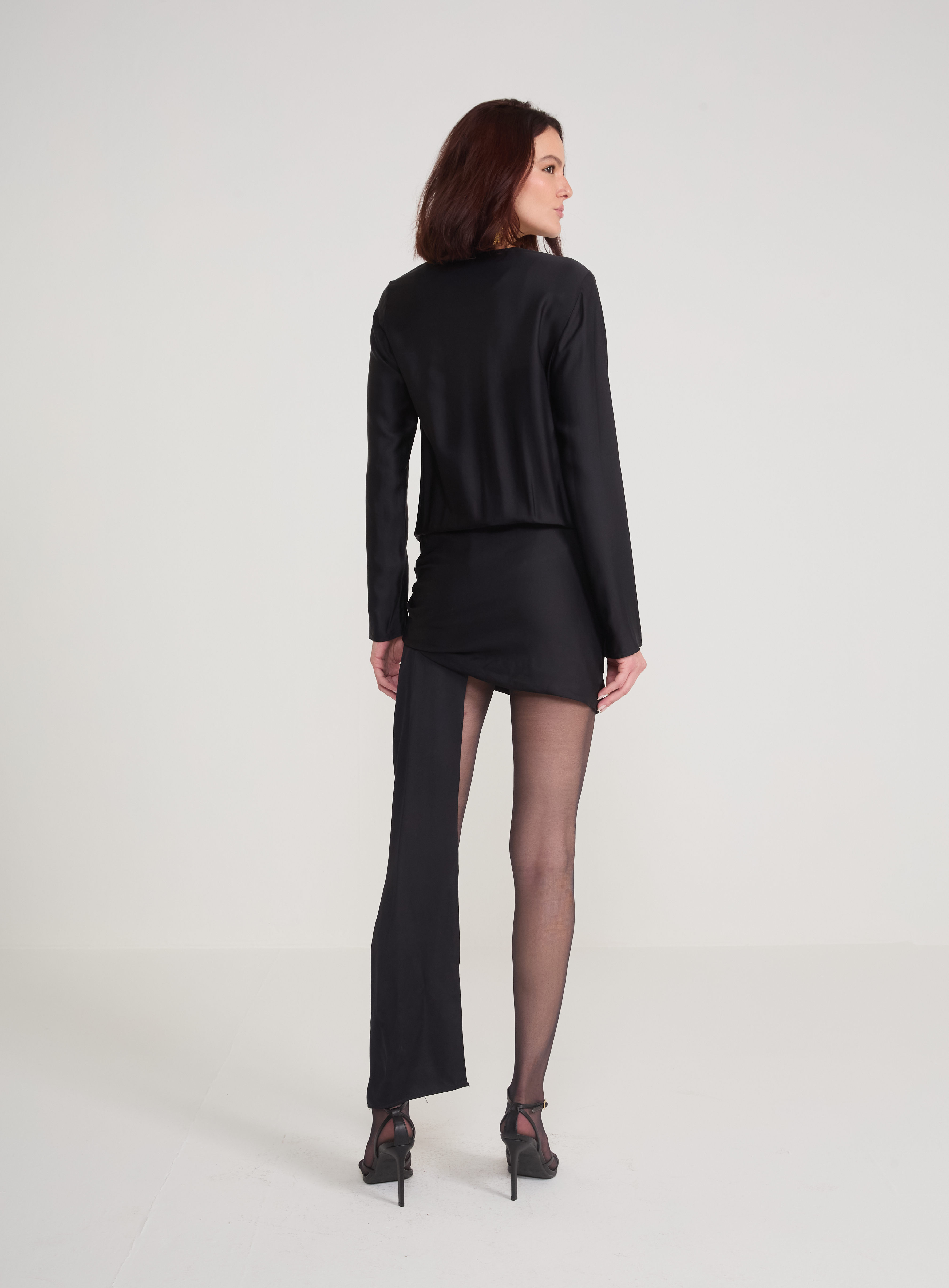 VESTIDO DETALHE RENDA M PRETO
