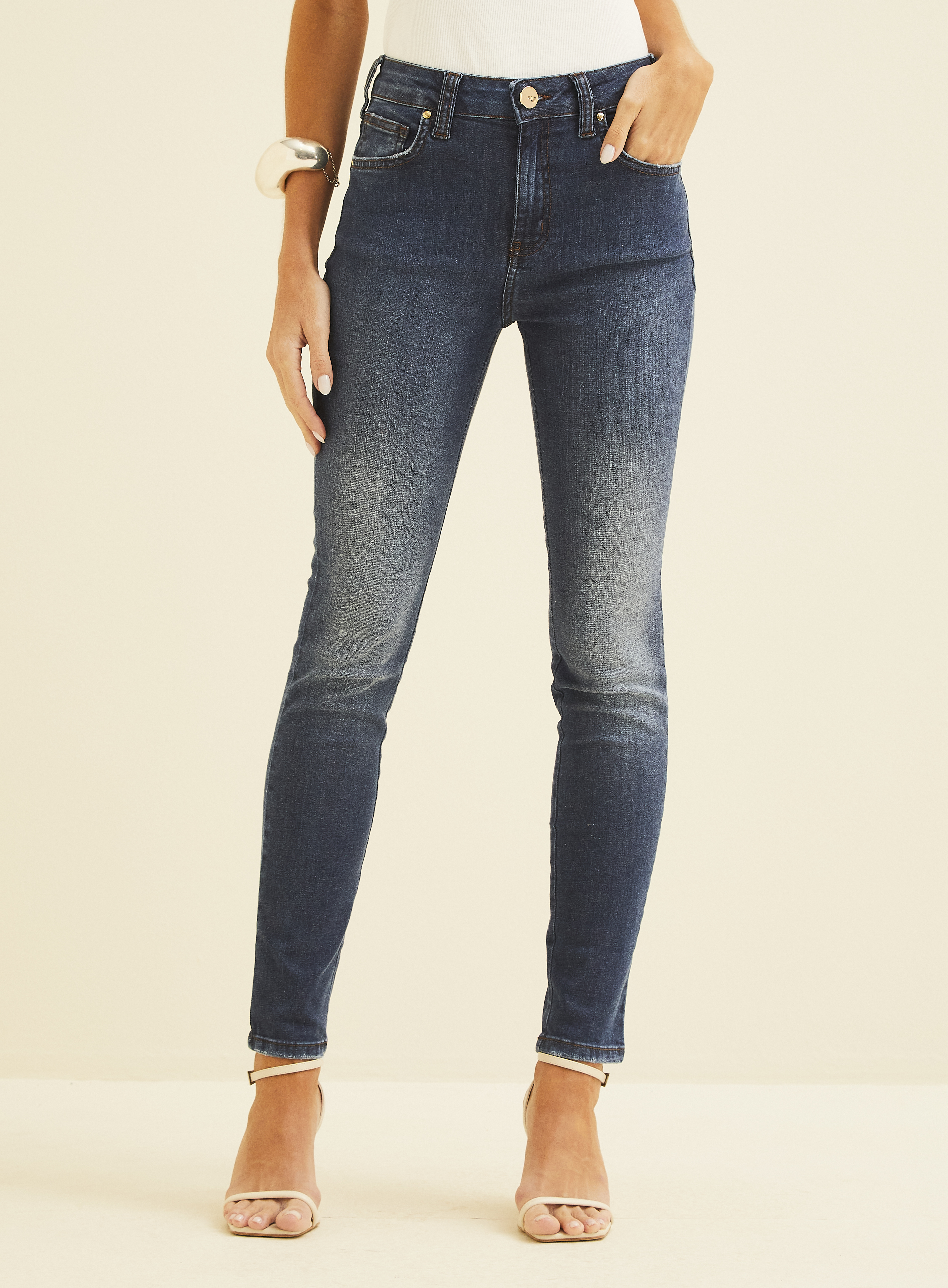 CALÇA JEANS MARISA 2 CIGARRETE 38 INDIGO