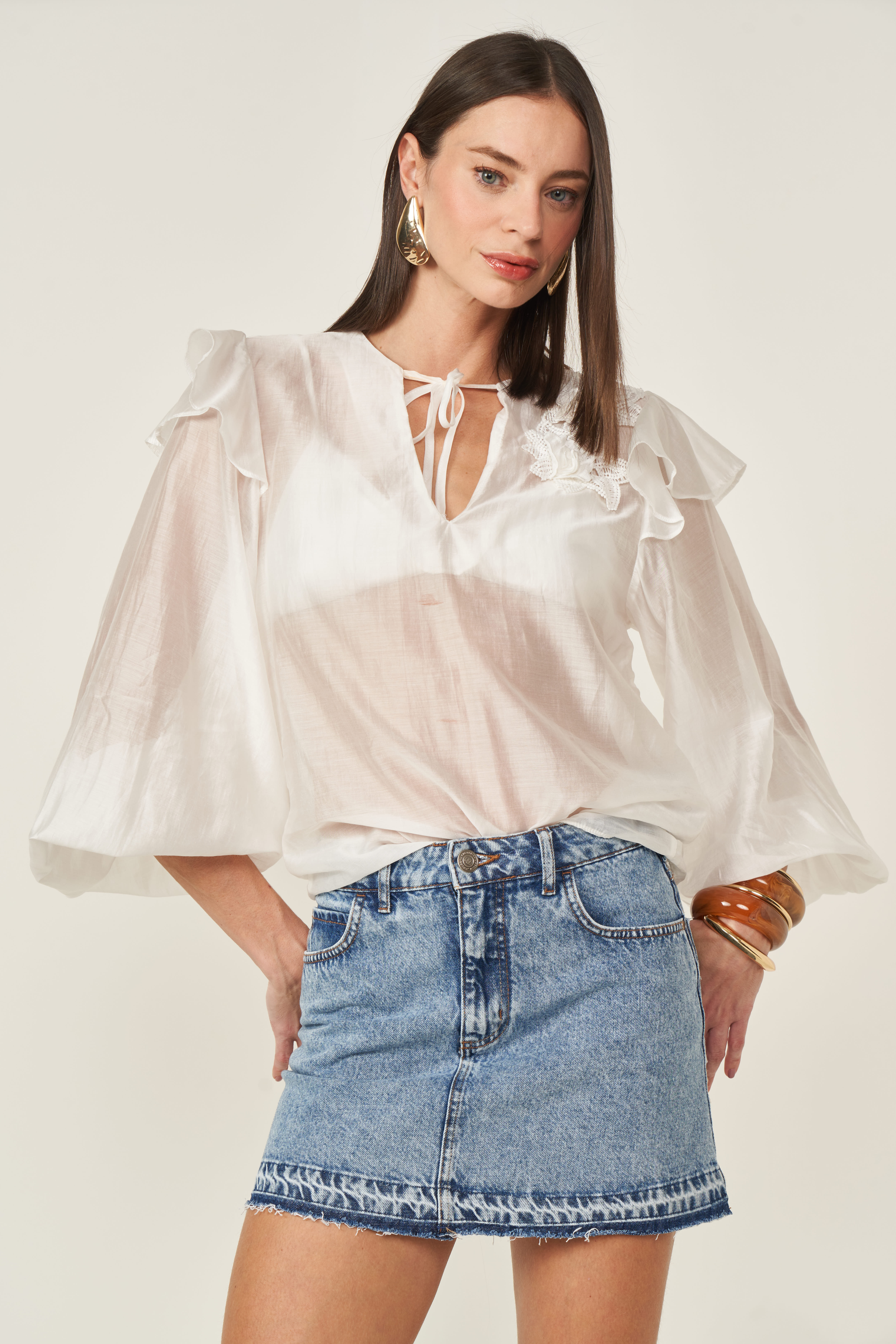 BLUSA COLCCI G OFF SHELL