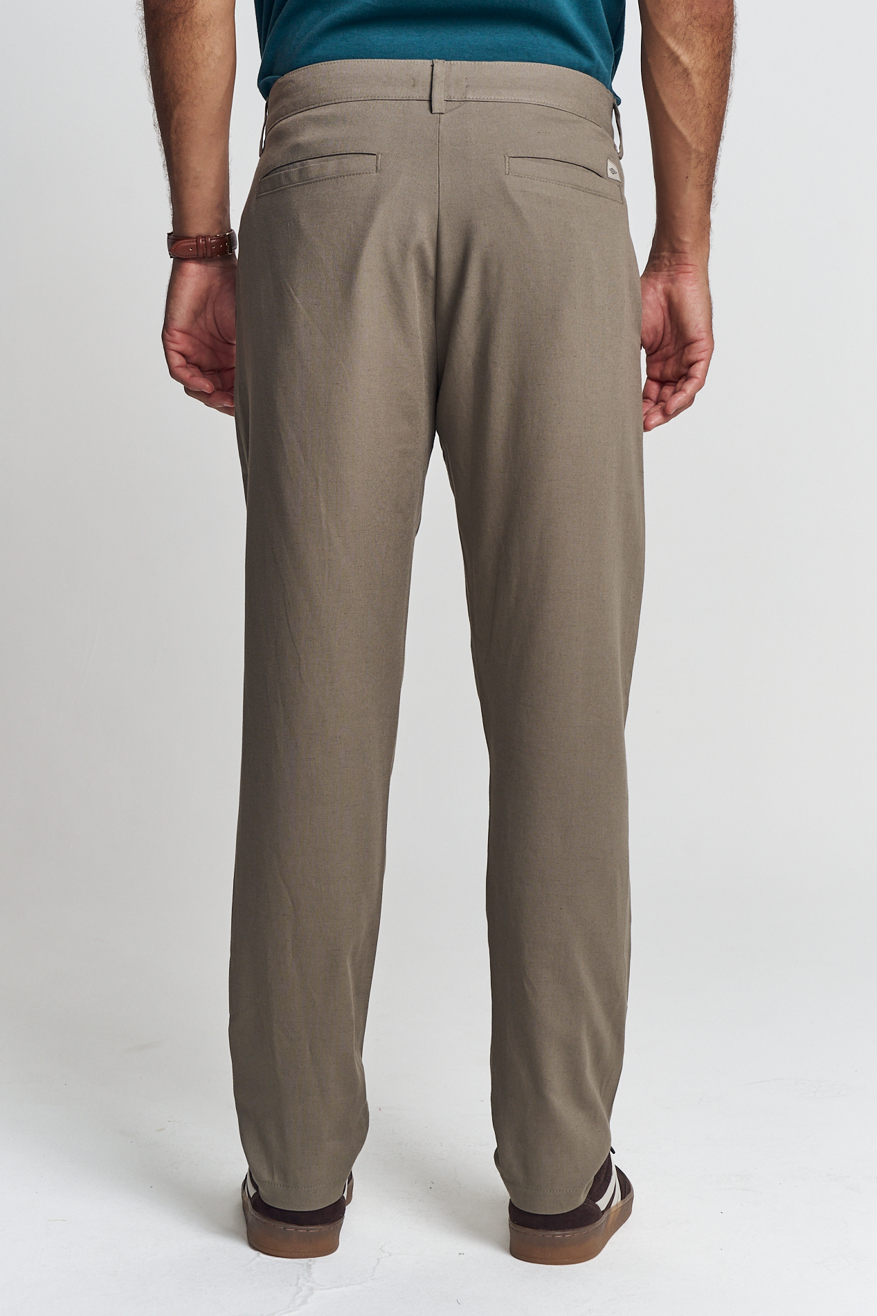 CALÇA LINHO M BEGE TERRE