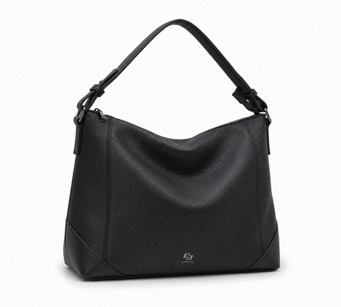 BOLSA COLCCI  MINI HOBO TEXTURA U PRETO