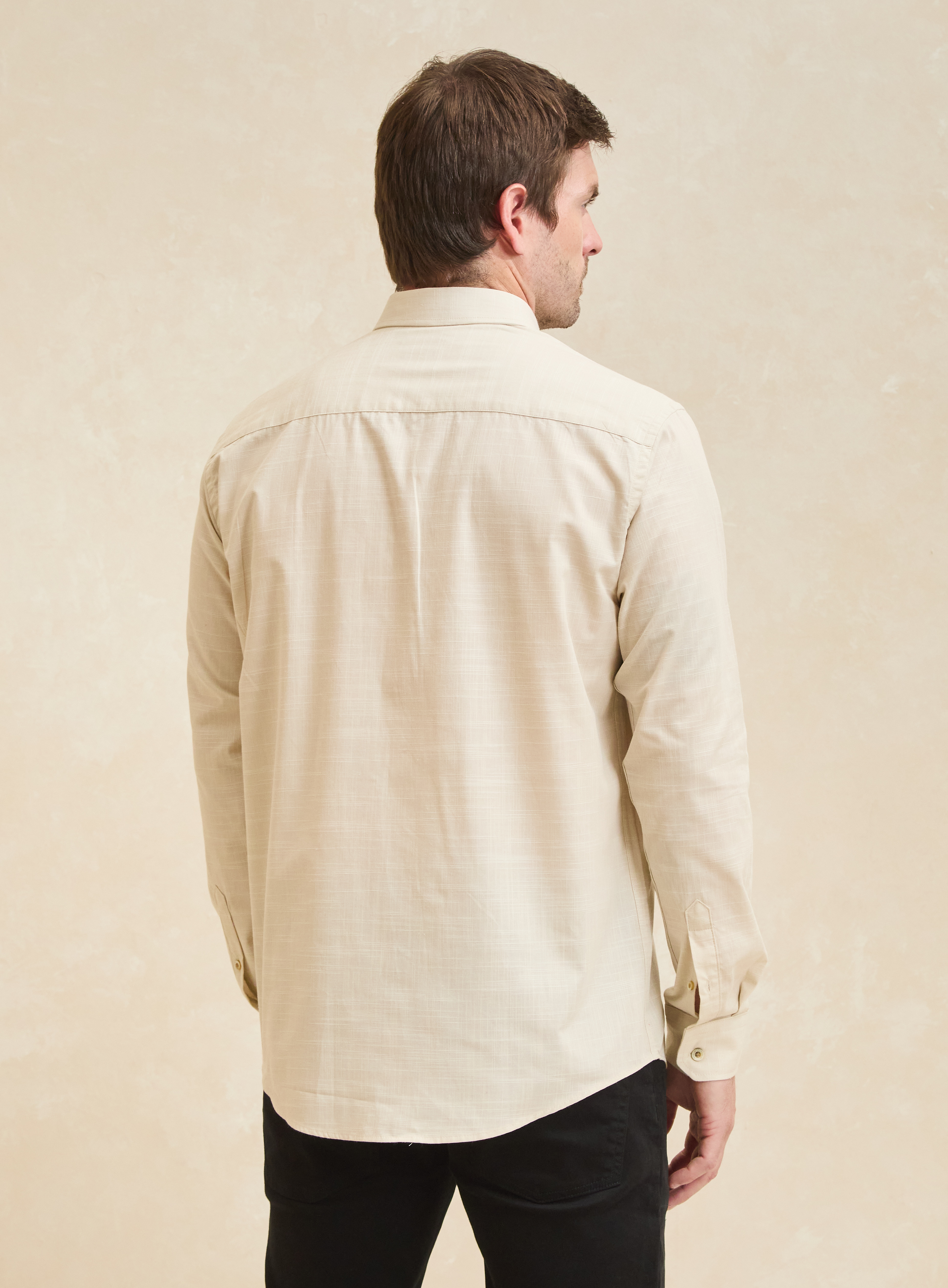 CAMISA RELAX G BEGE/OFF
