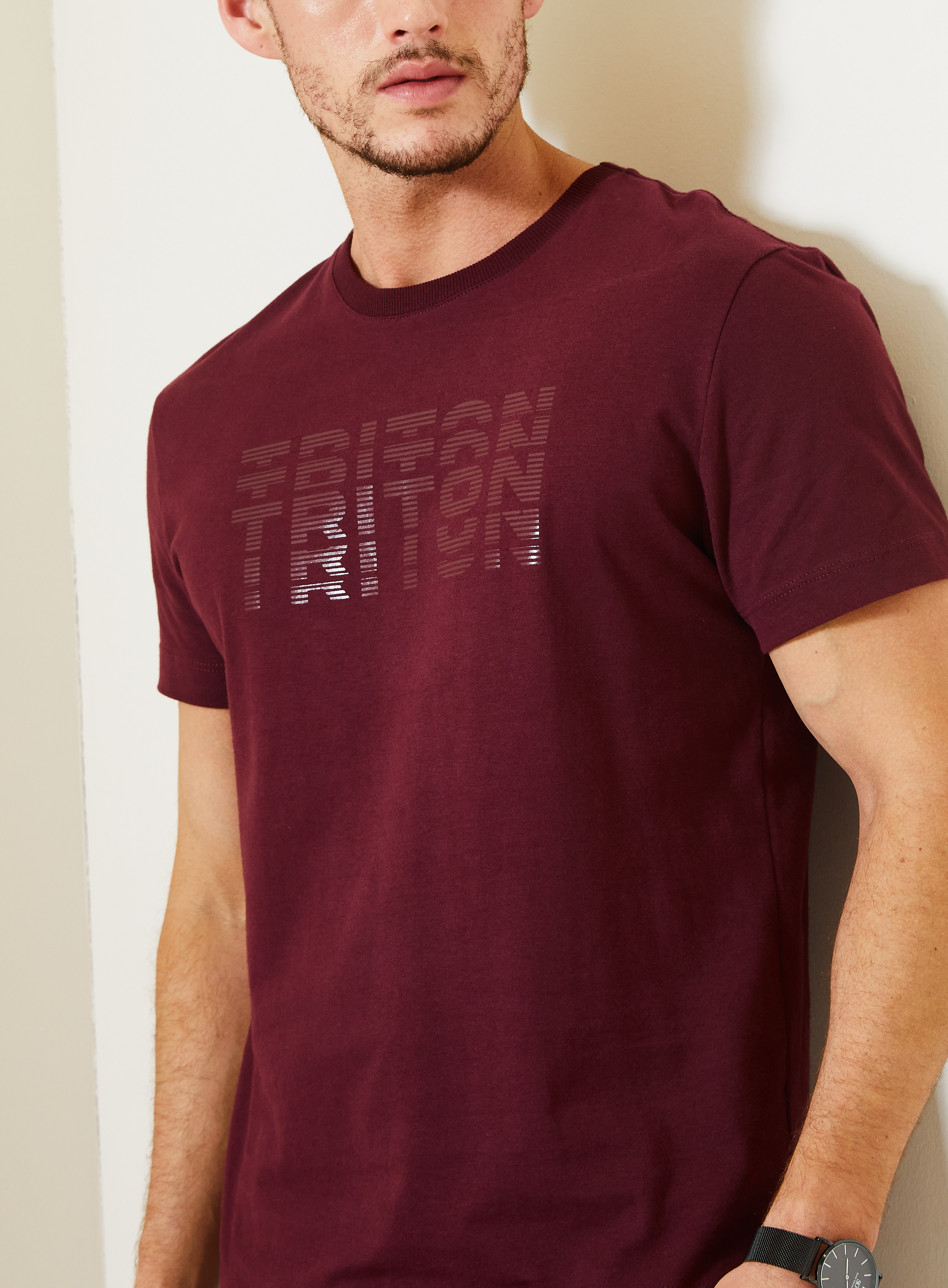 CAMISETA TRITON G BEGE INCENSE