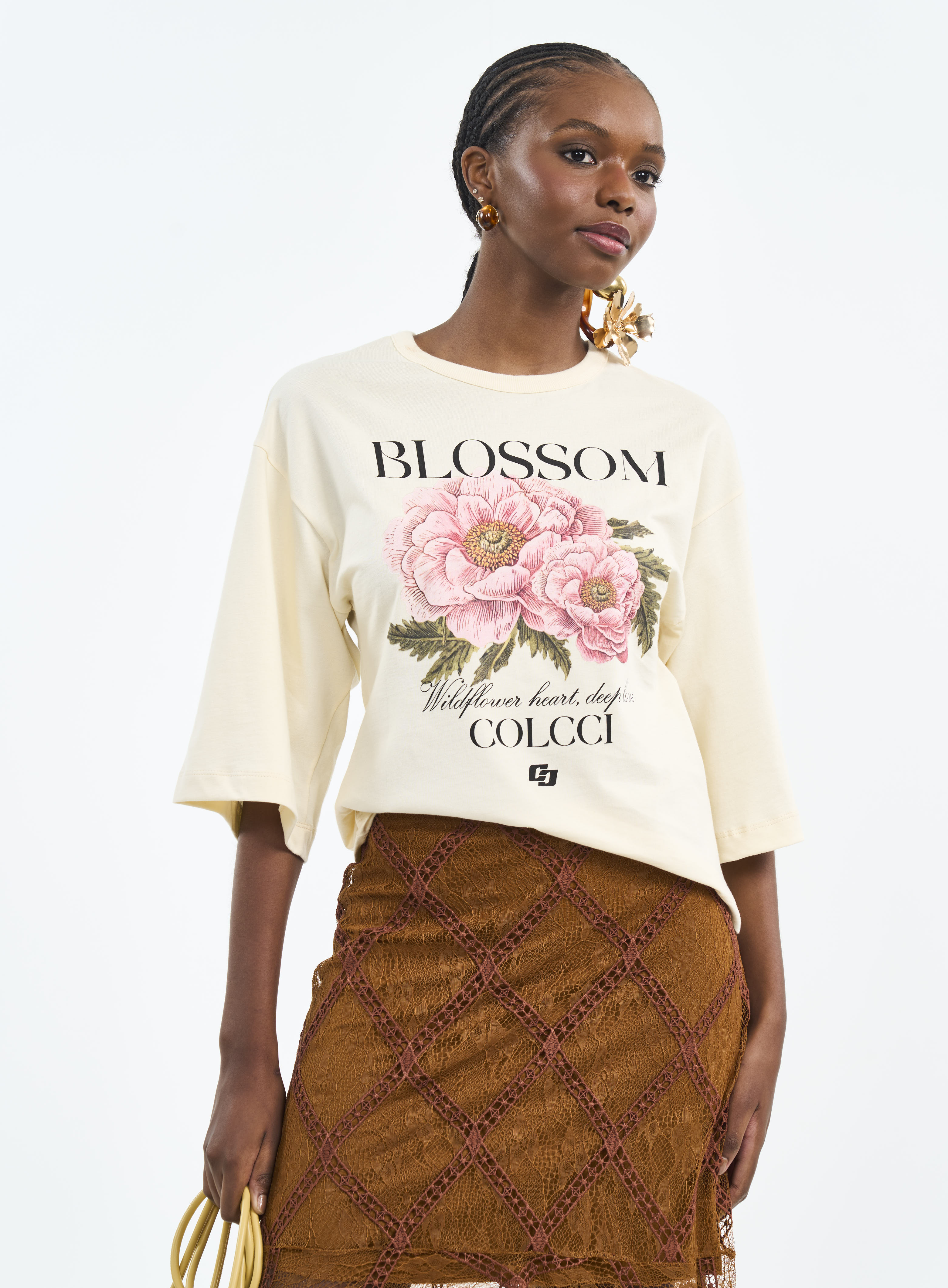 CAMISETA ESTAMPADA P BEGE AFFOGATO