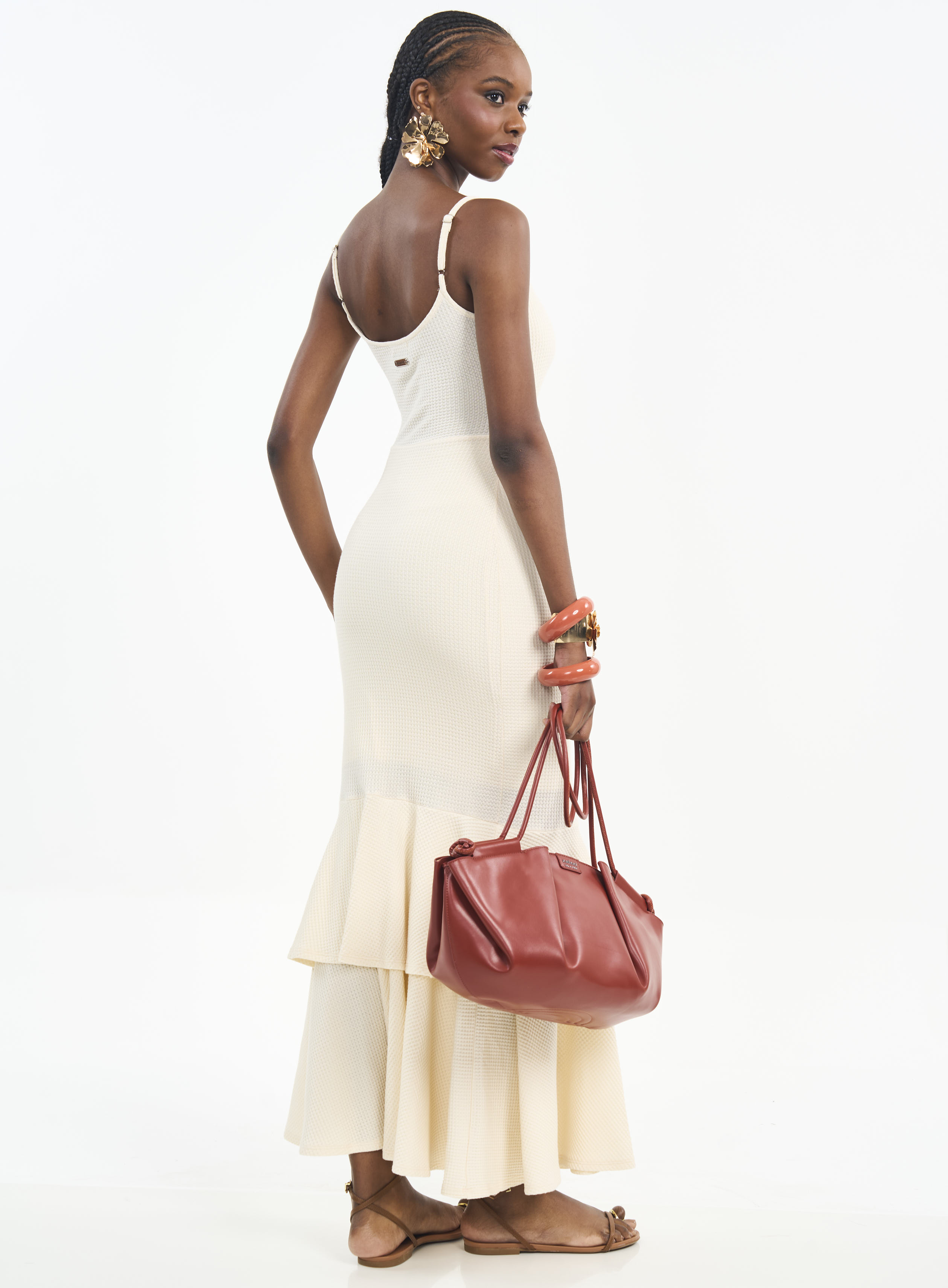 VESTIDO COLCCI P BEGE BIENTO