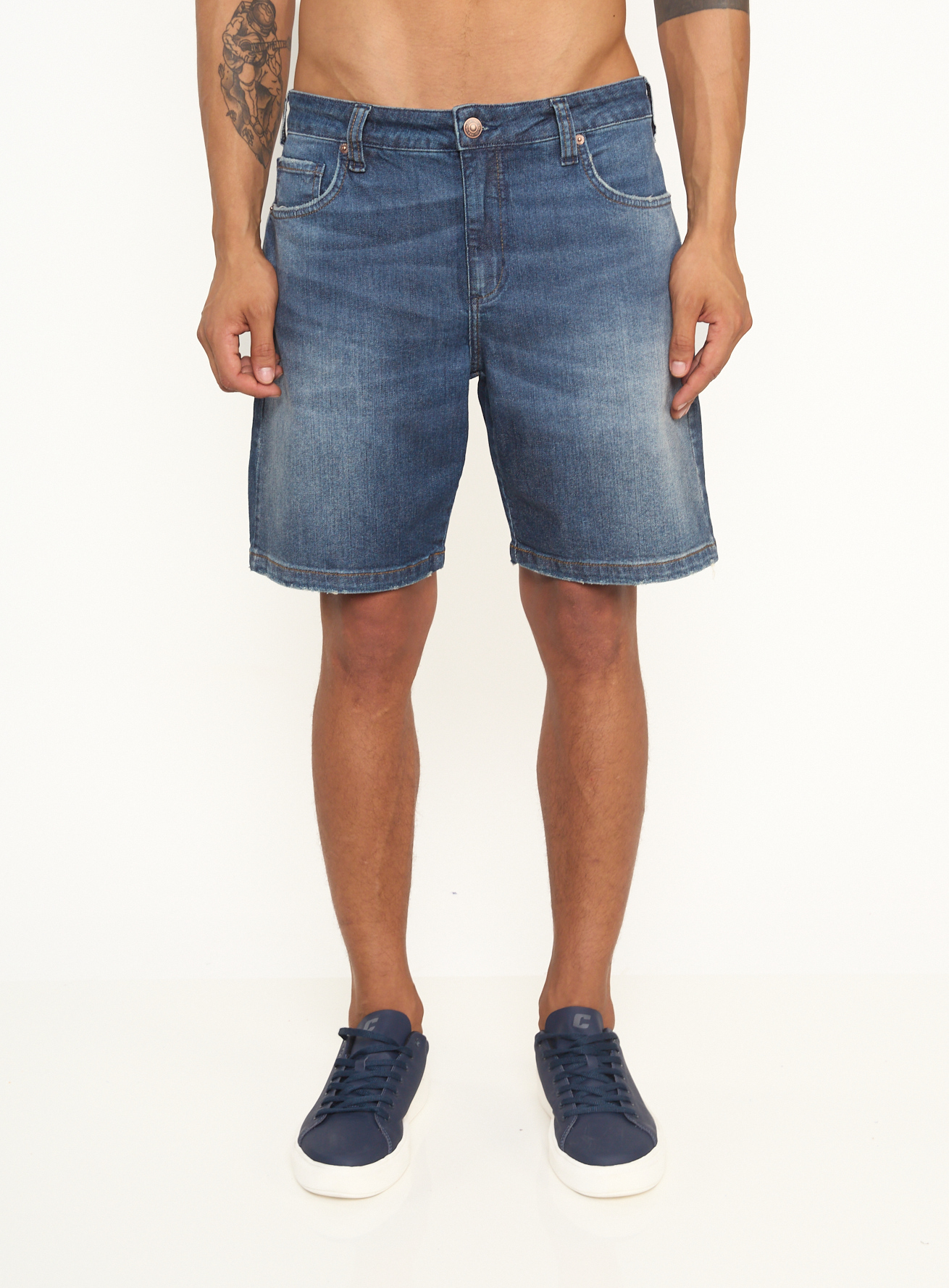 BERMUDA JEANS NEW DAVI 38 INDIGO
