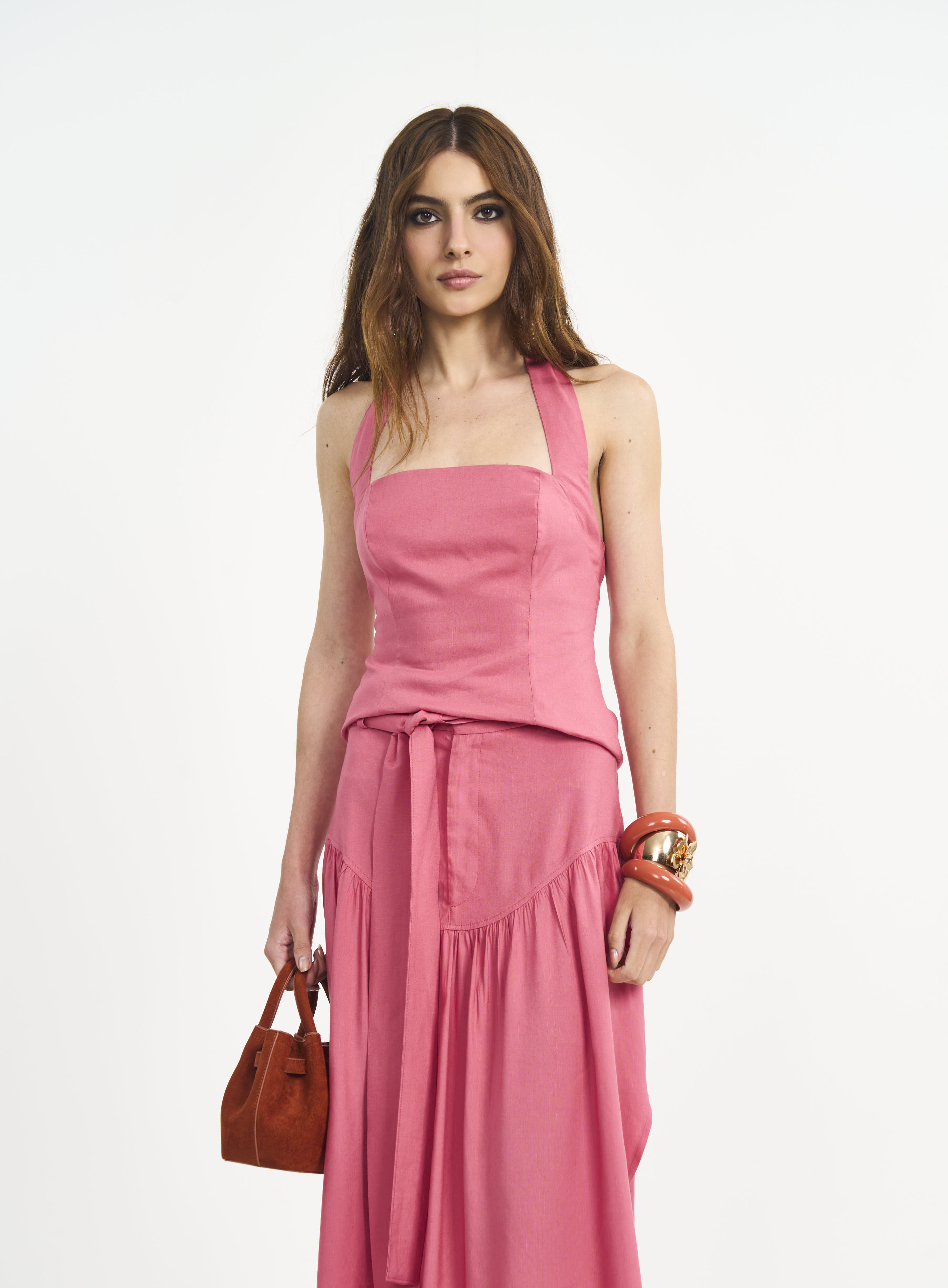 BLUSA LINHO M ROSA DANDY