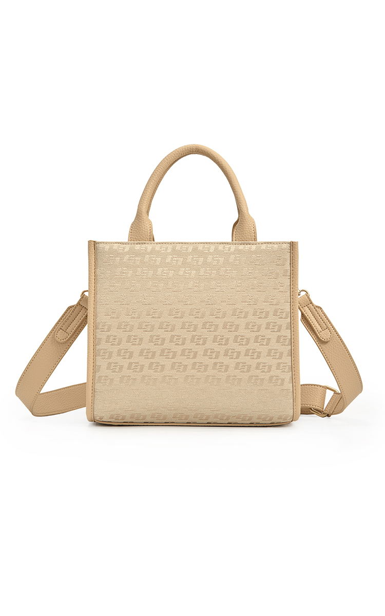 BOLSA COLCCI FEM TOTE JACQUARD U PRETO