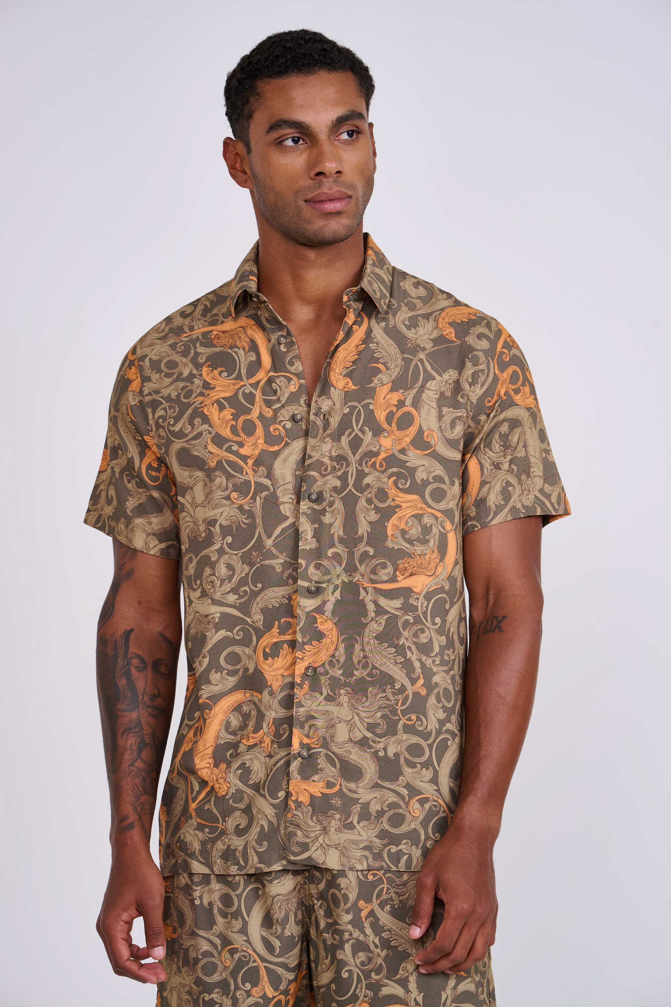 CAMISA ESTAMPADA RELAX PP SIRENA