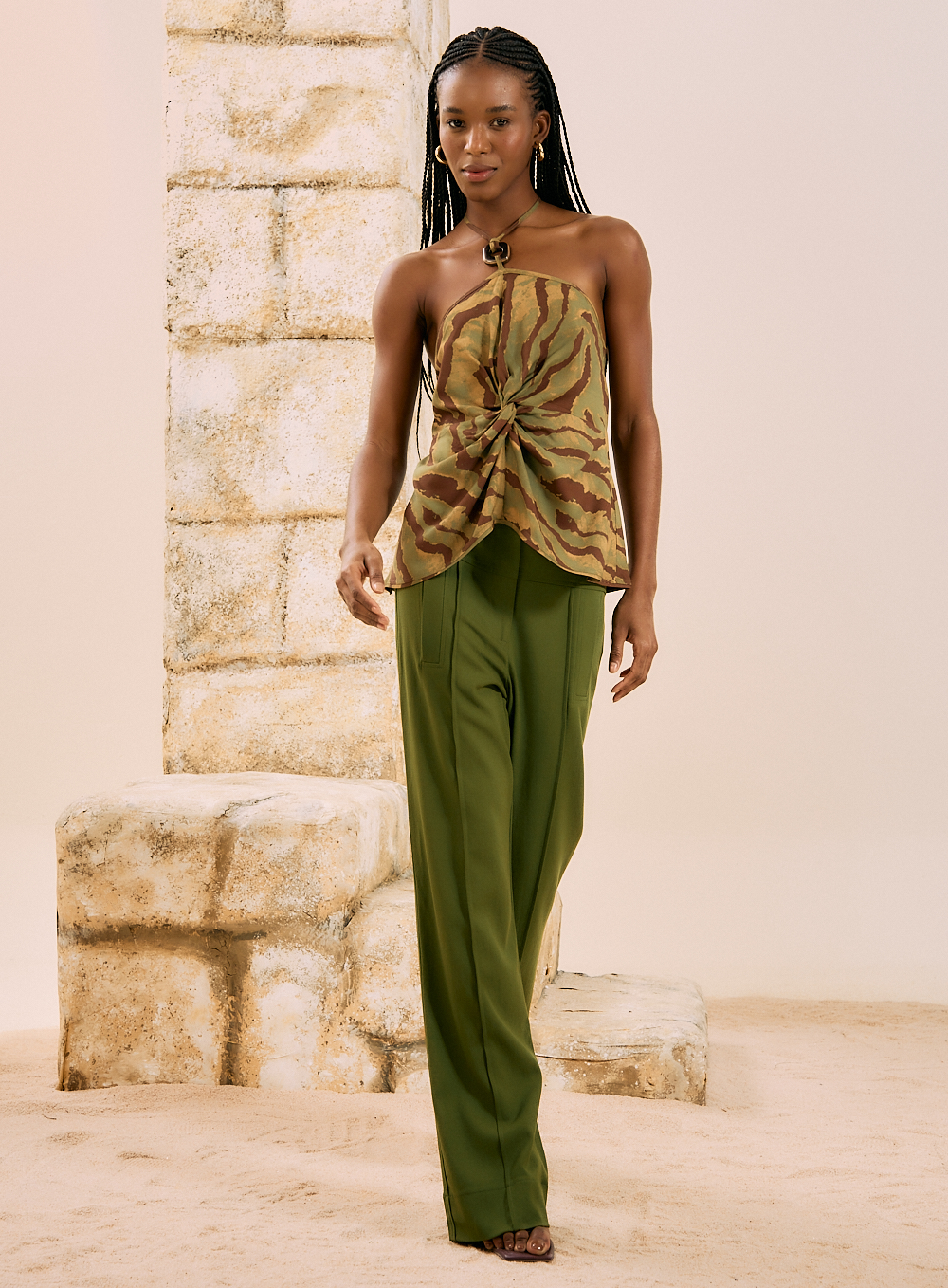 BLUSA ESTAMPADA GG WILD CAMOUFLAGE