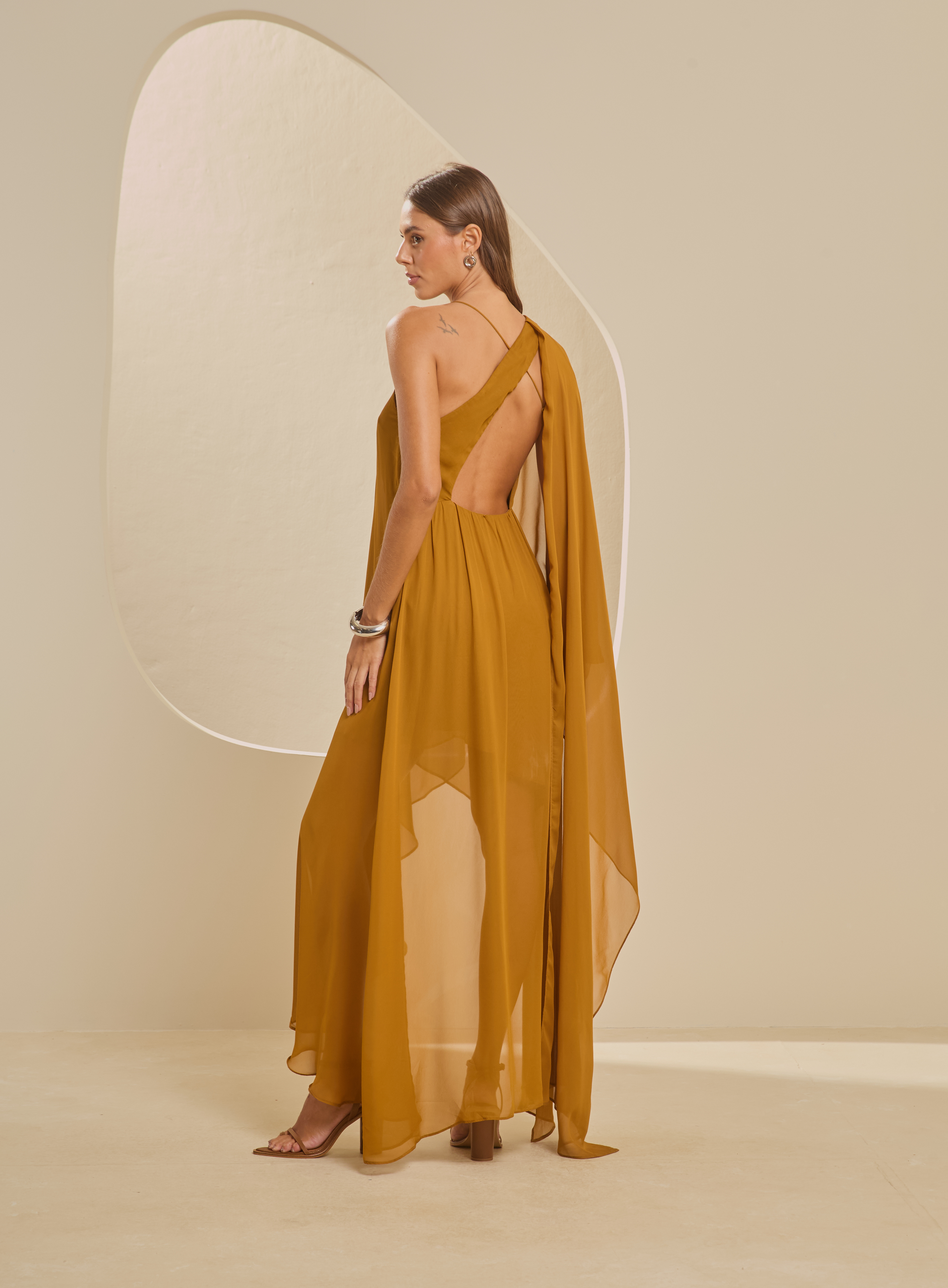 VESTIDO FORUM P MARROM BURNT SU