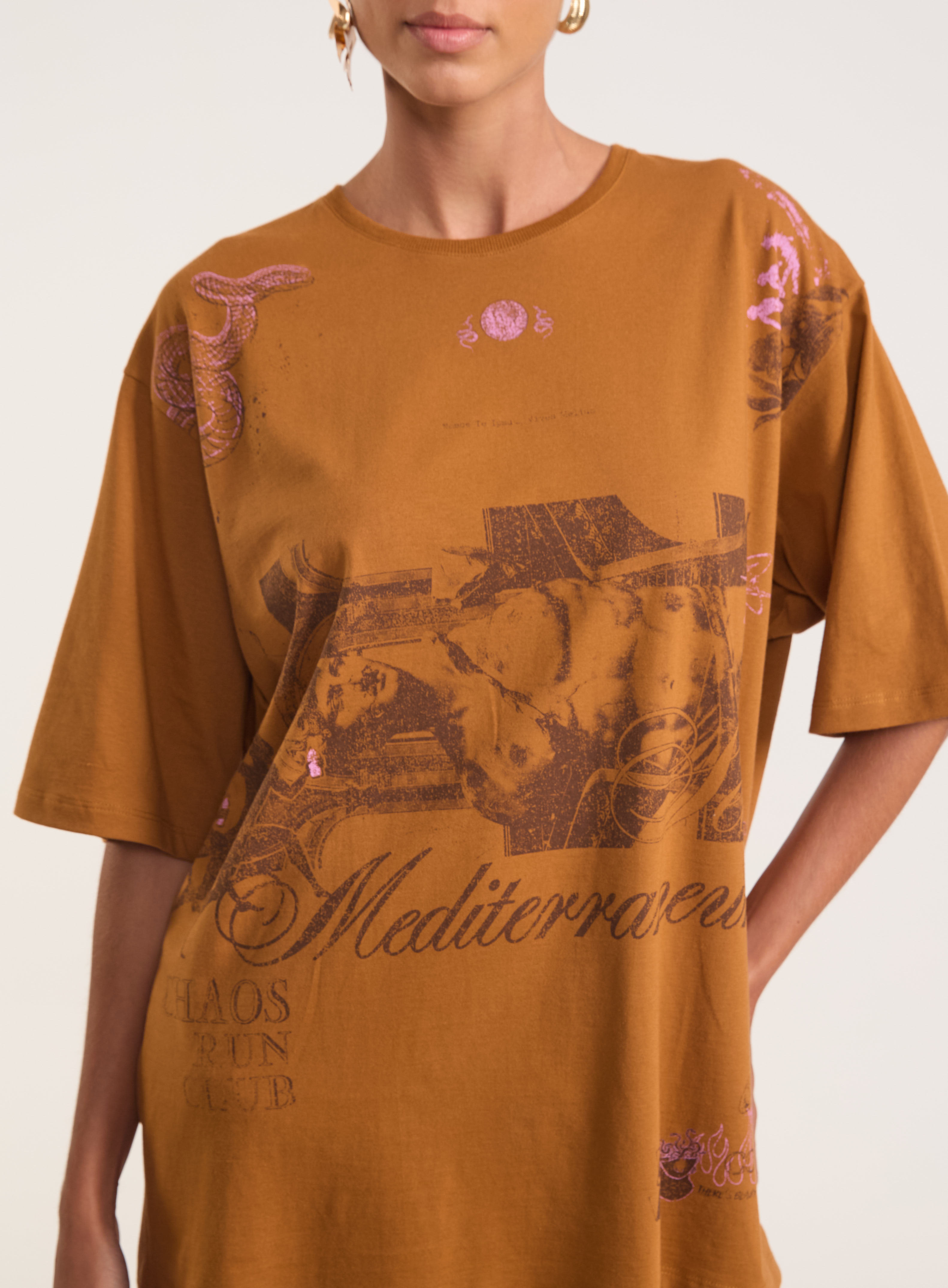 CAMISETA COLCCI P MARROM DROME