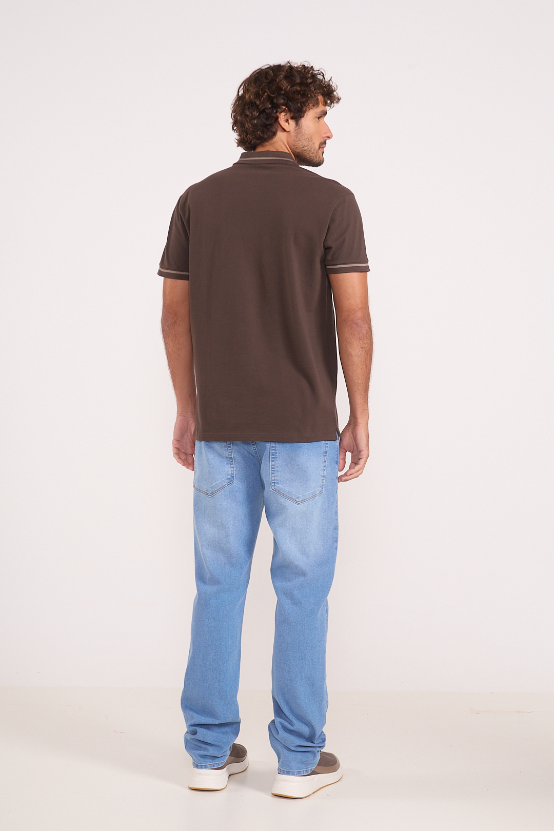 POLO COLCCI M MARROM COCONUT