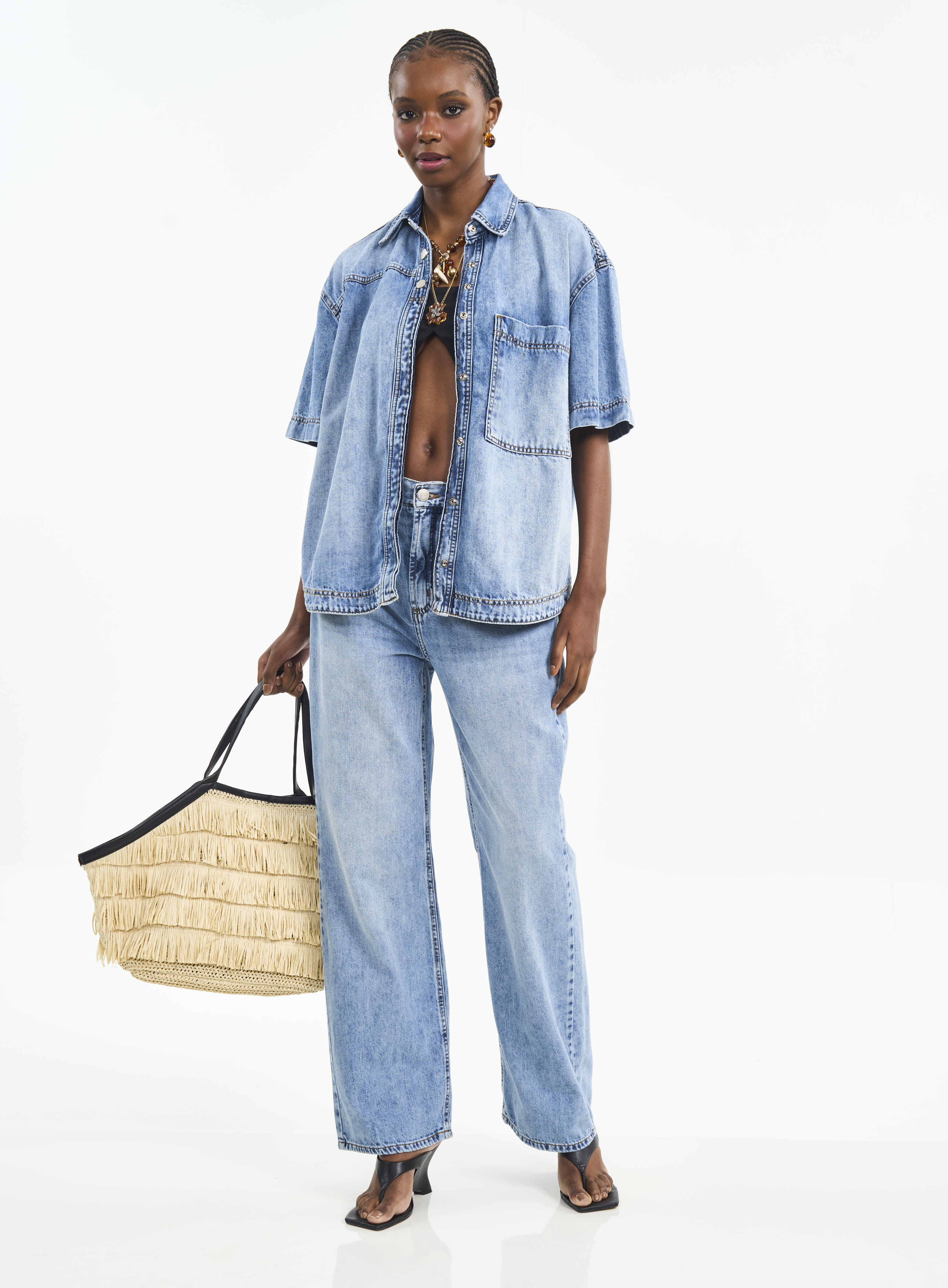 CAMISA JEANS G INDIGO