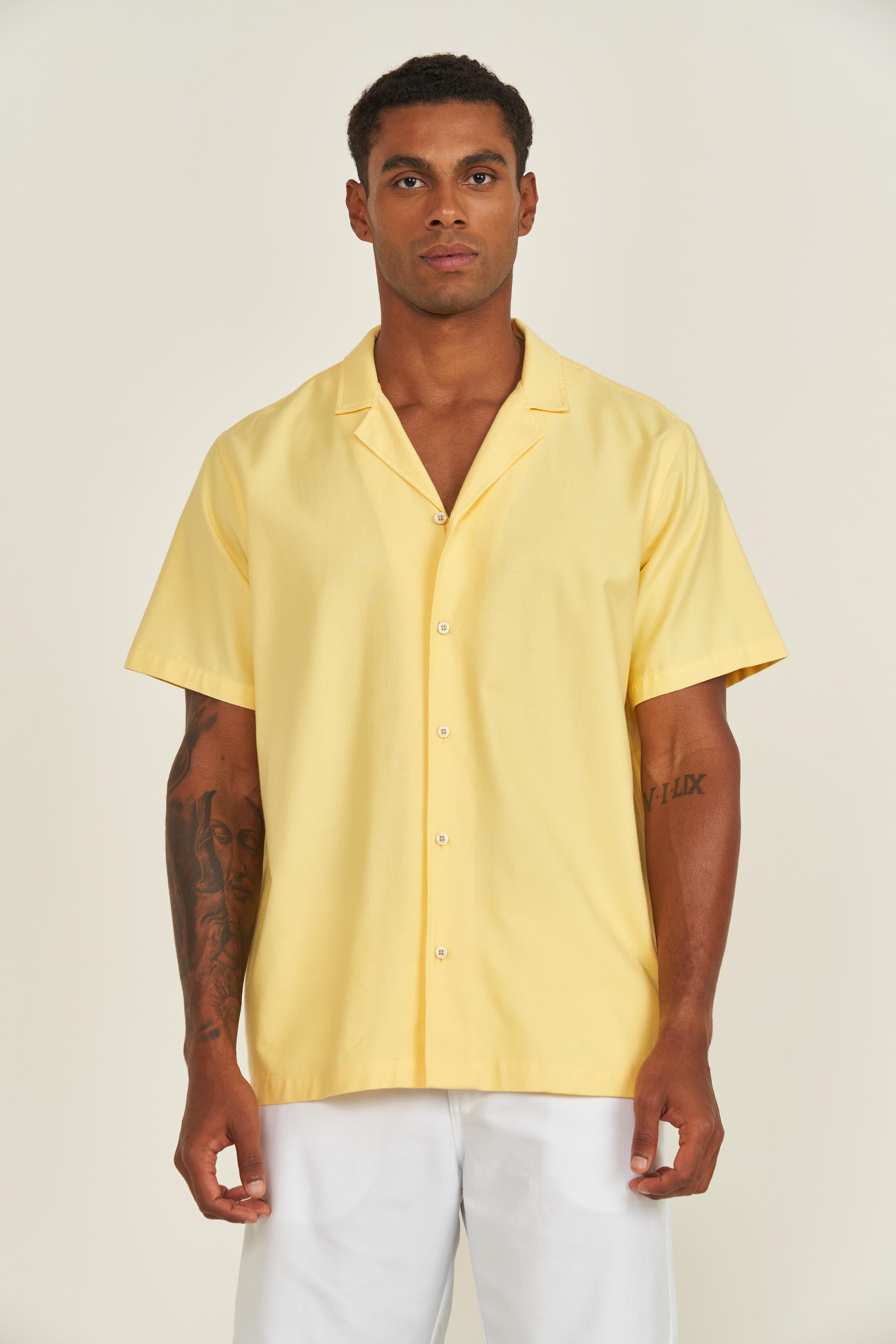 CAMISA BOX G AMARELO CORNISH