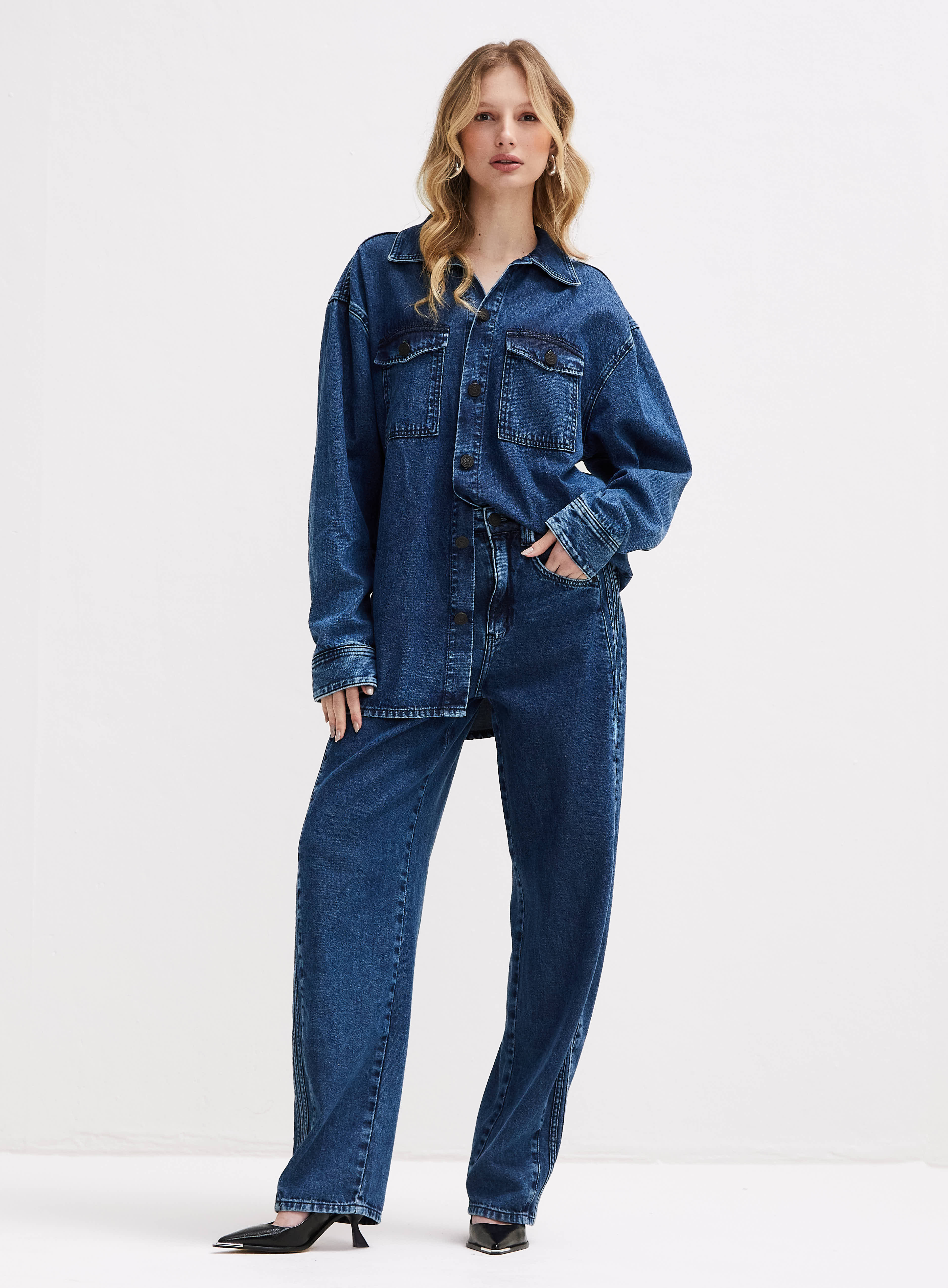 CAMISA JEANS G INDIGO