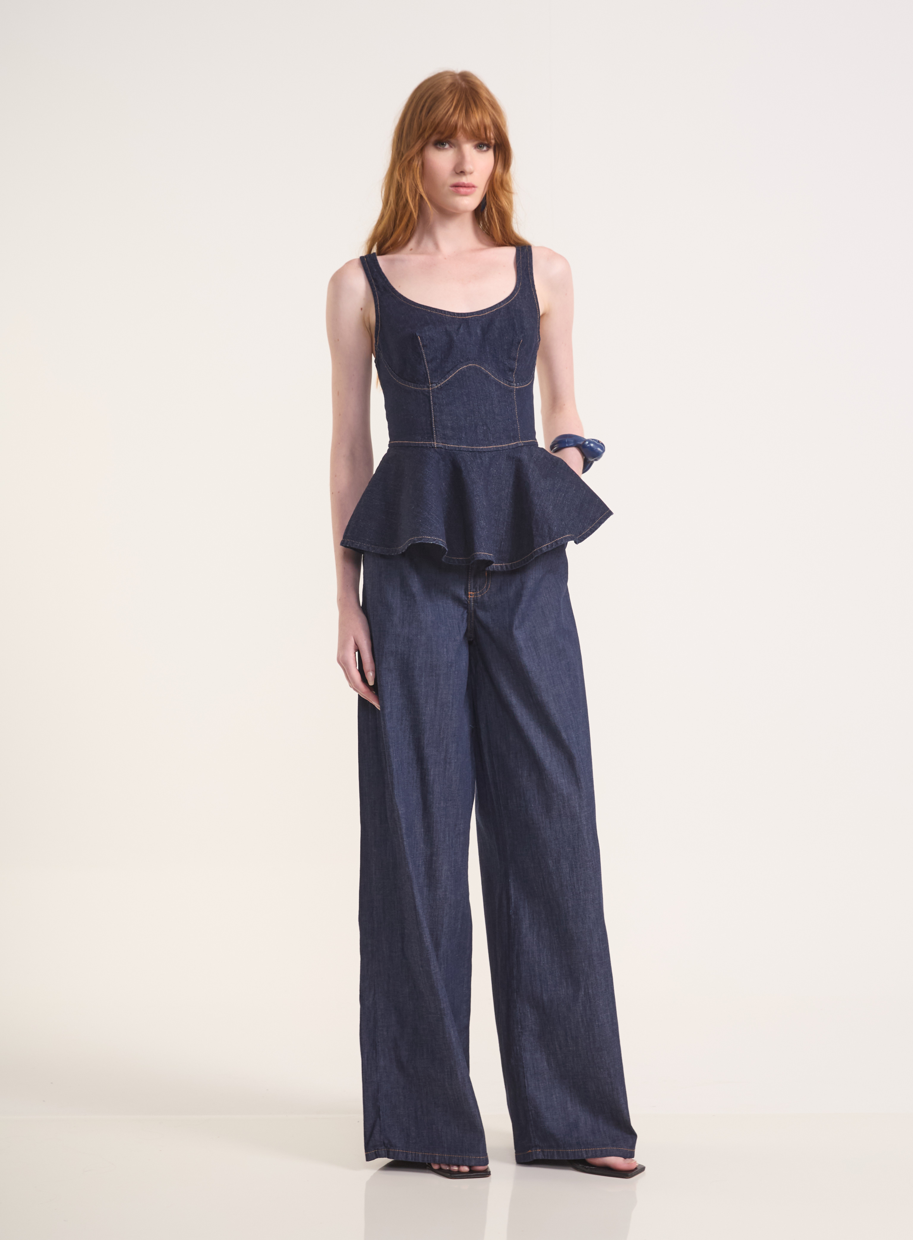 CALÇA JEANS LISBOA STRETCH 42 INDIGO
