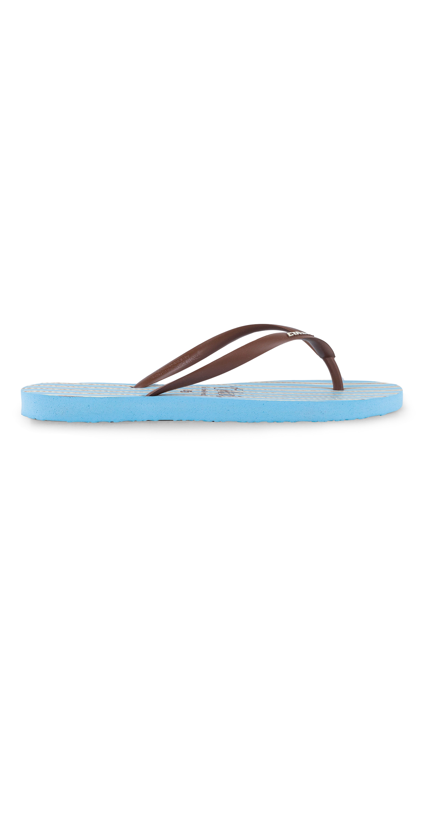 CHINELO COLCCI FEMININO LISTRAS 33-34 AZUL TRANQUI