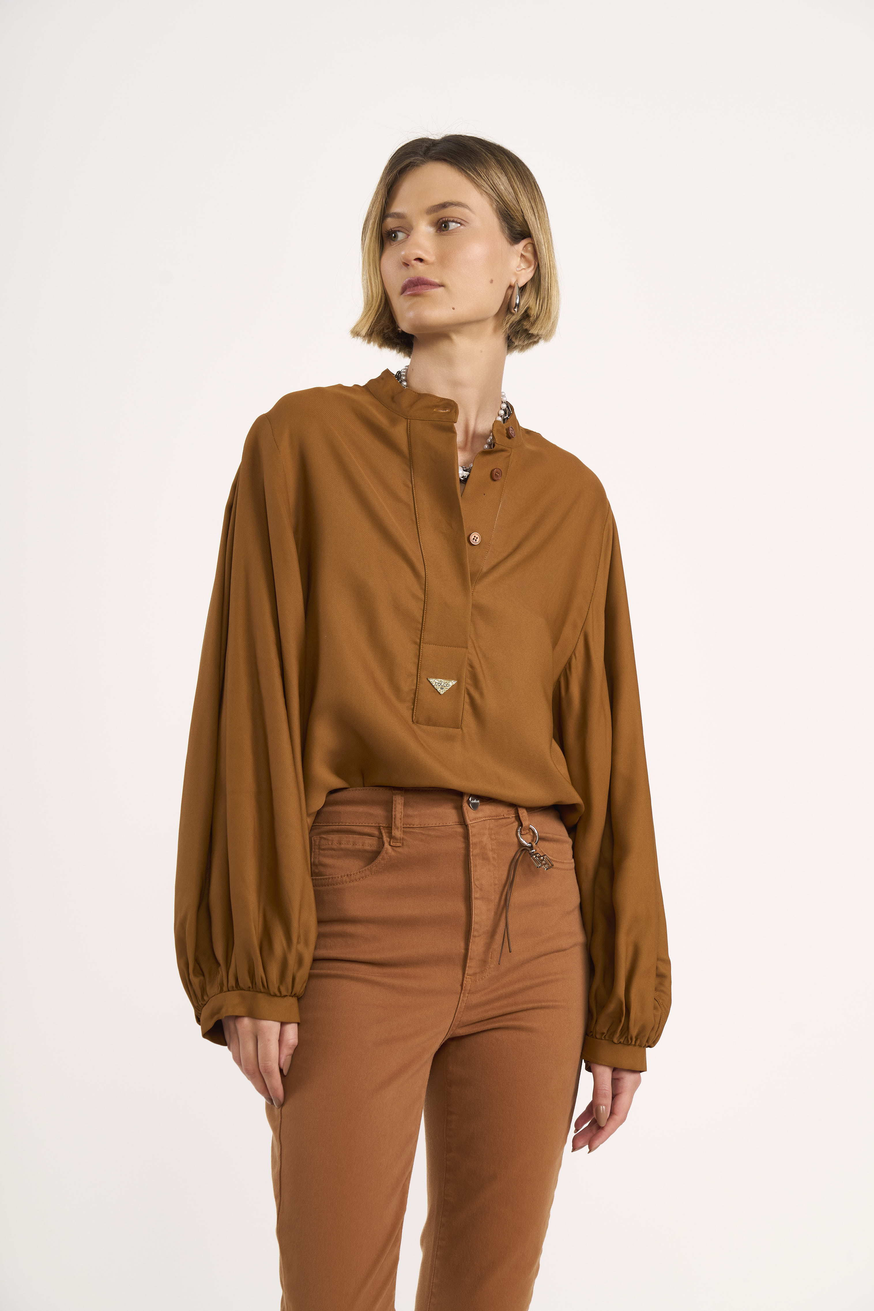 BLUSA COLCCI G MARROM DROME