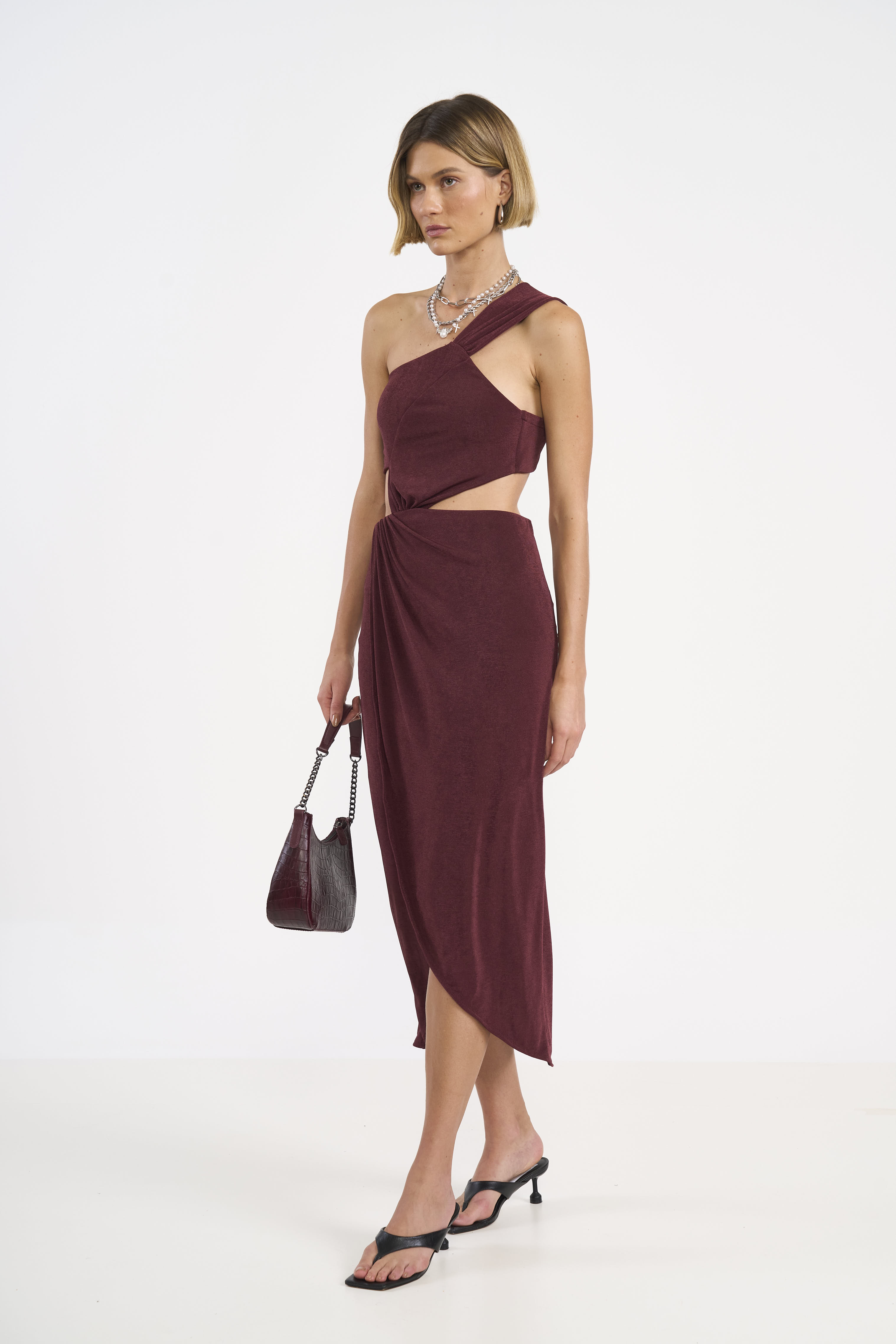 VESTIDO COLCCI P BORDO BLOODSTONE