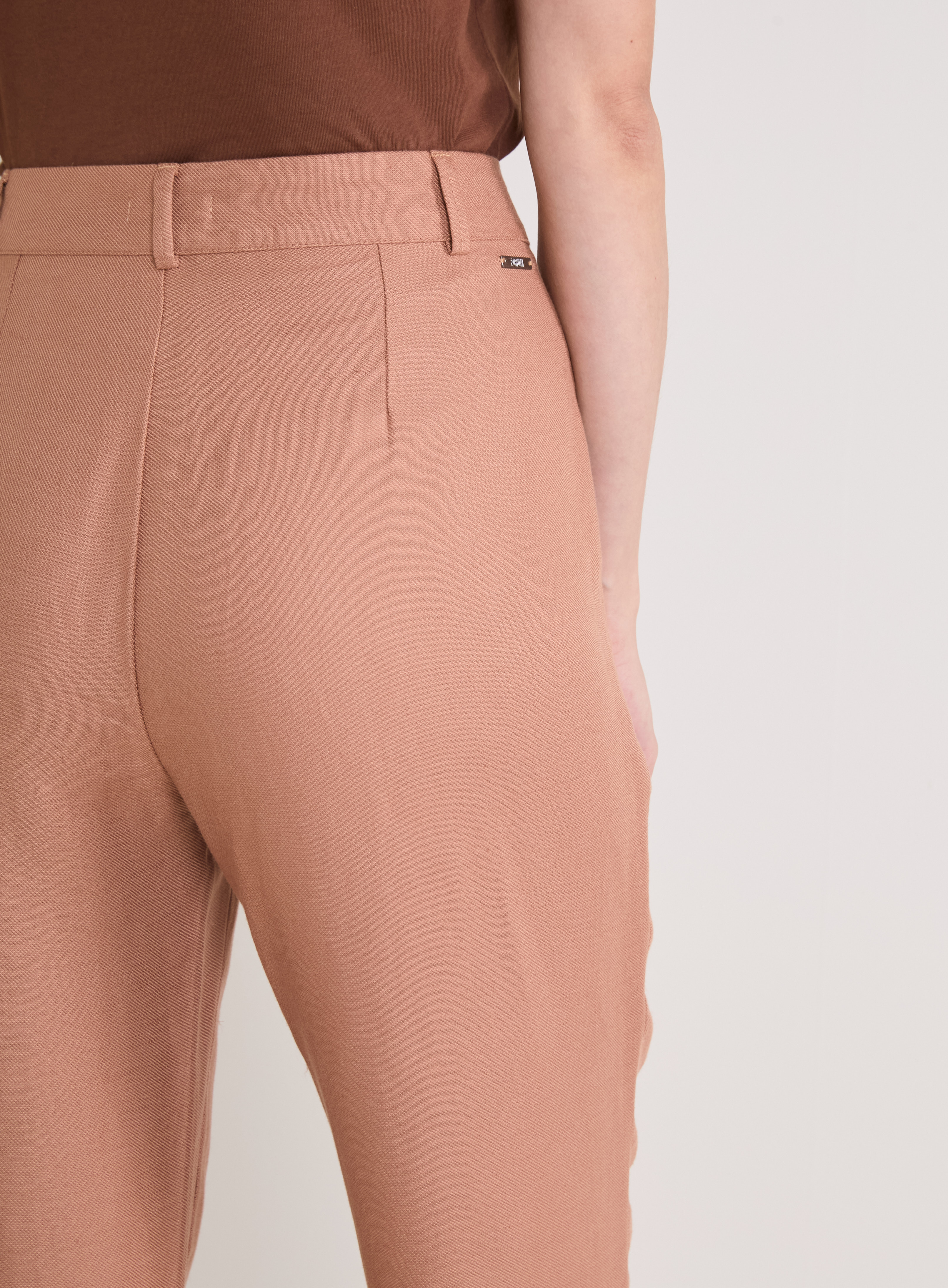 CALÇA LINHO G MARROM ORSO