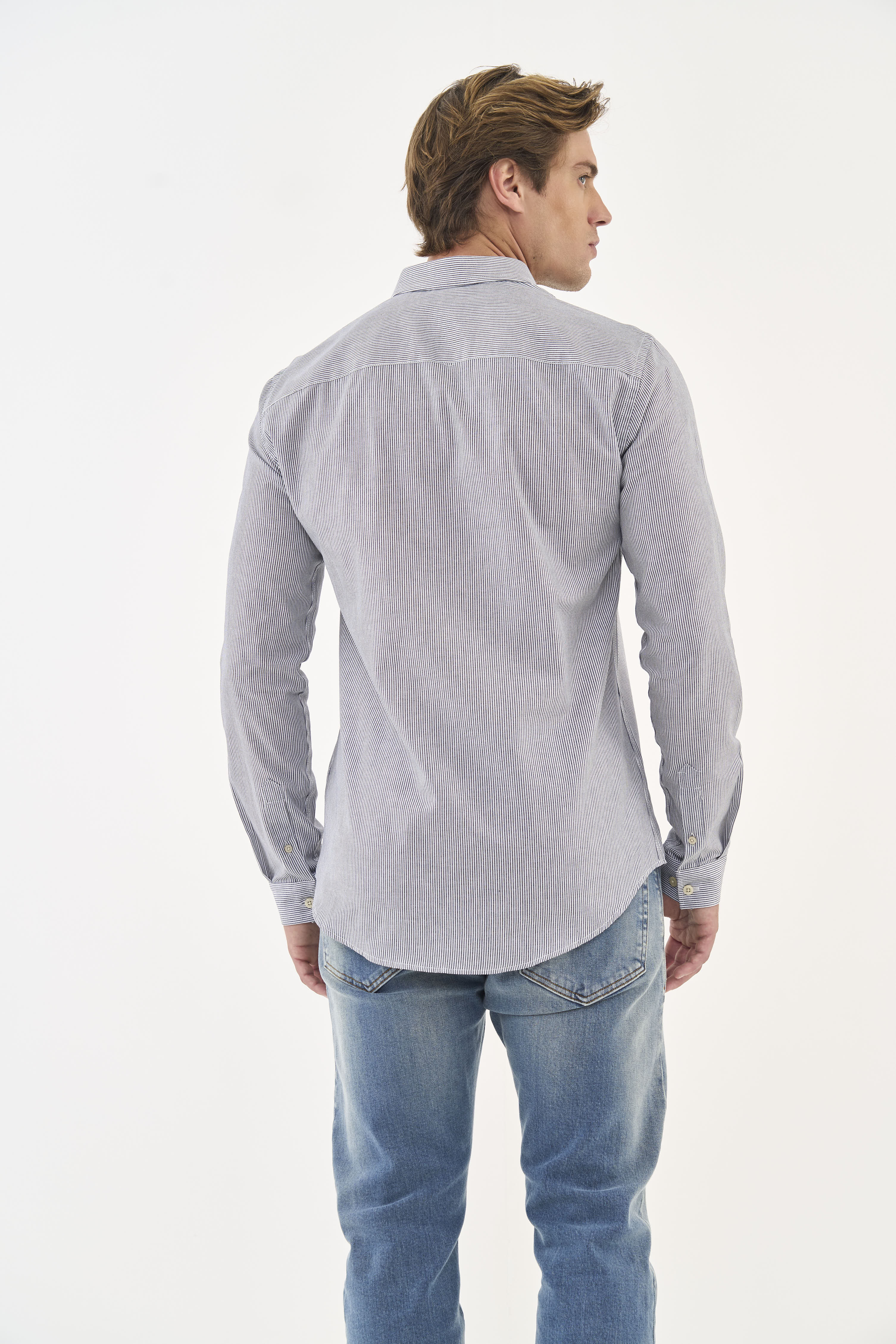 CAMISA LISTRADA WORK FIT GG LISTRADO