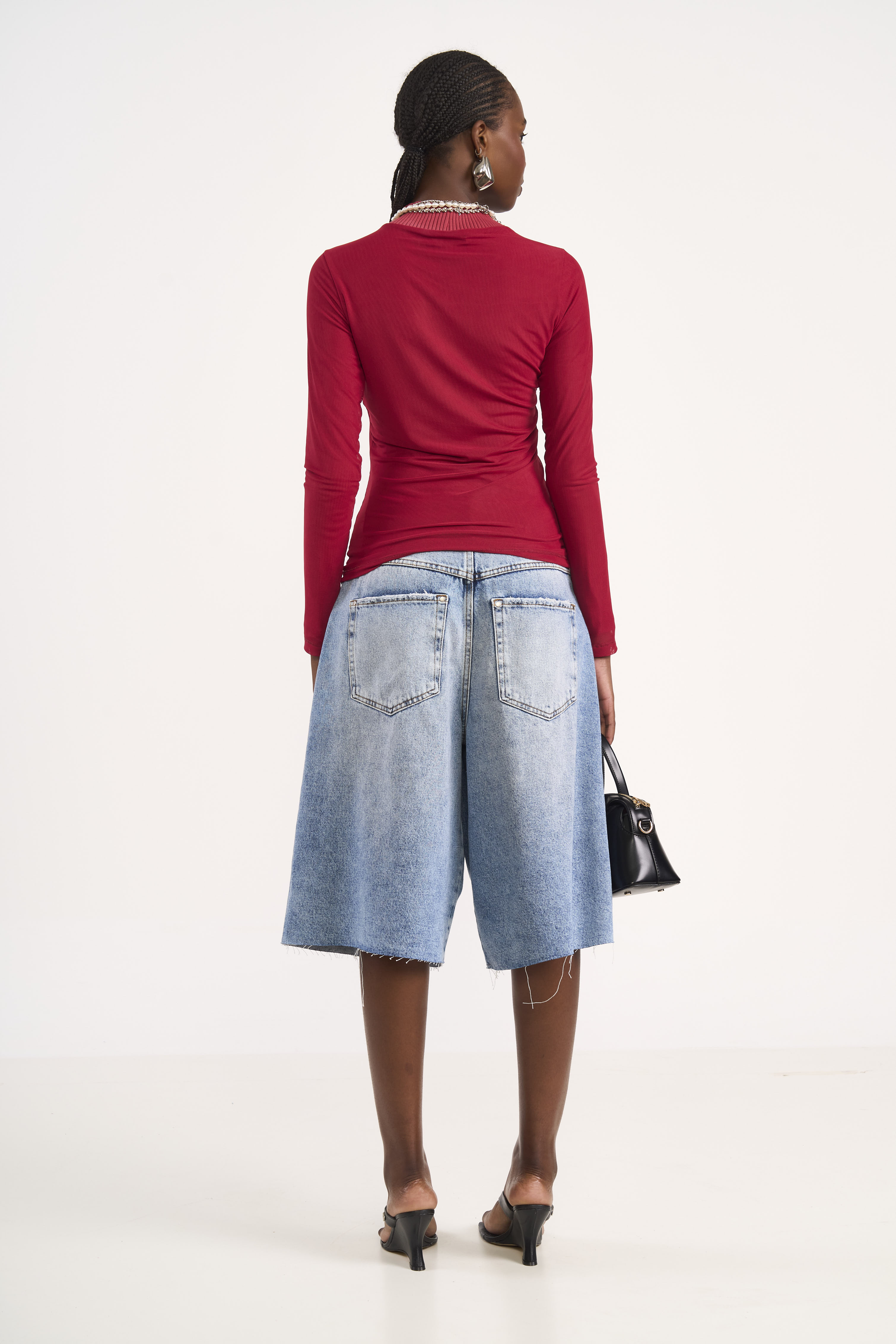 BLUSA TULE P VERMELHO LOVEZ