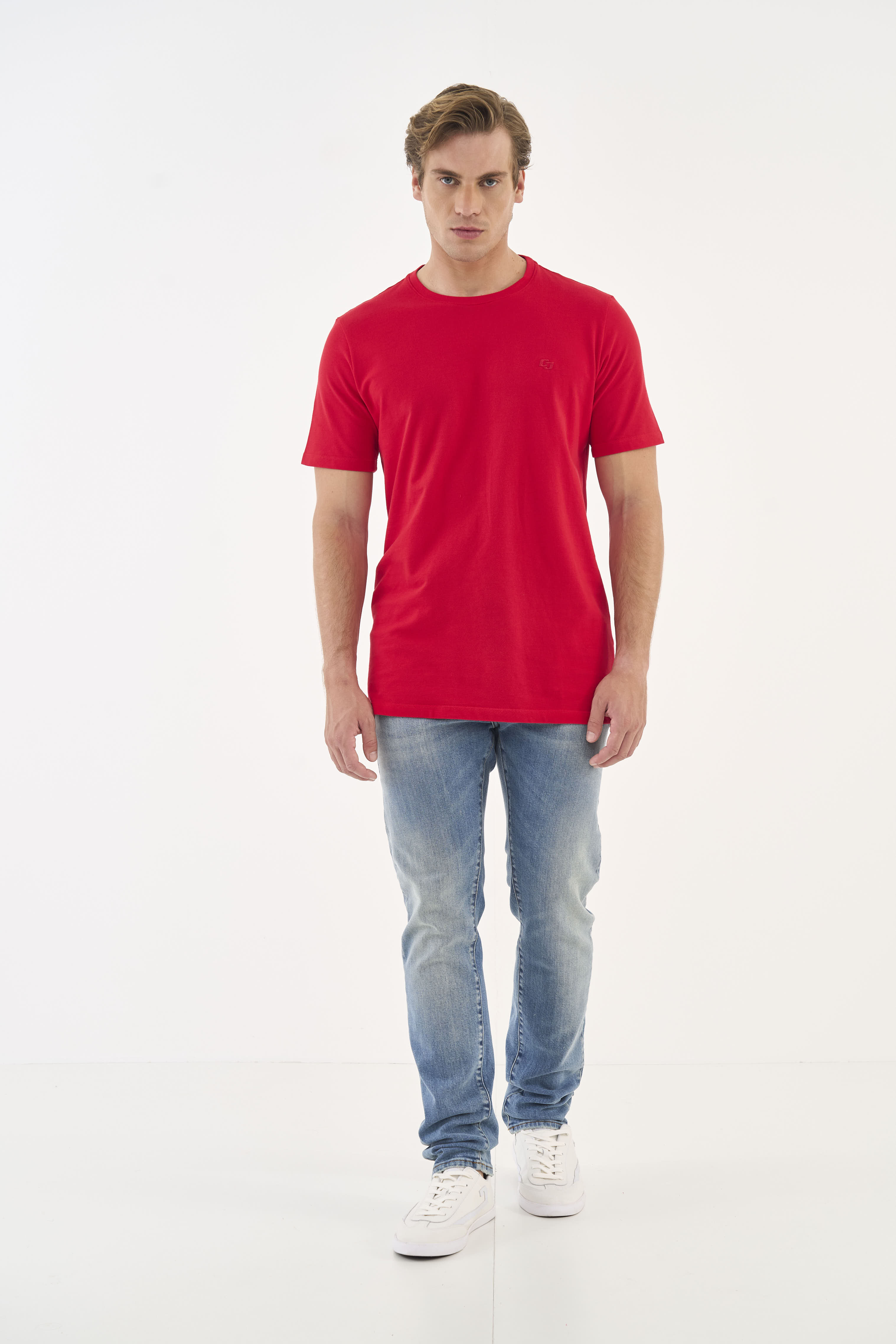 CALÇA JEANS ITALO SLIM 42 INDIGO