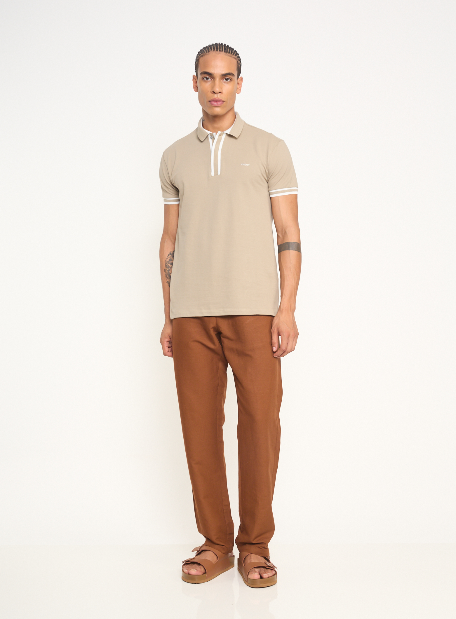 POLO COLCCI G BEGE BISQUET