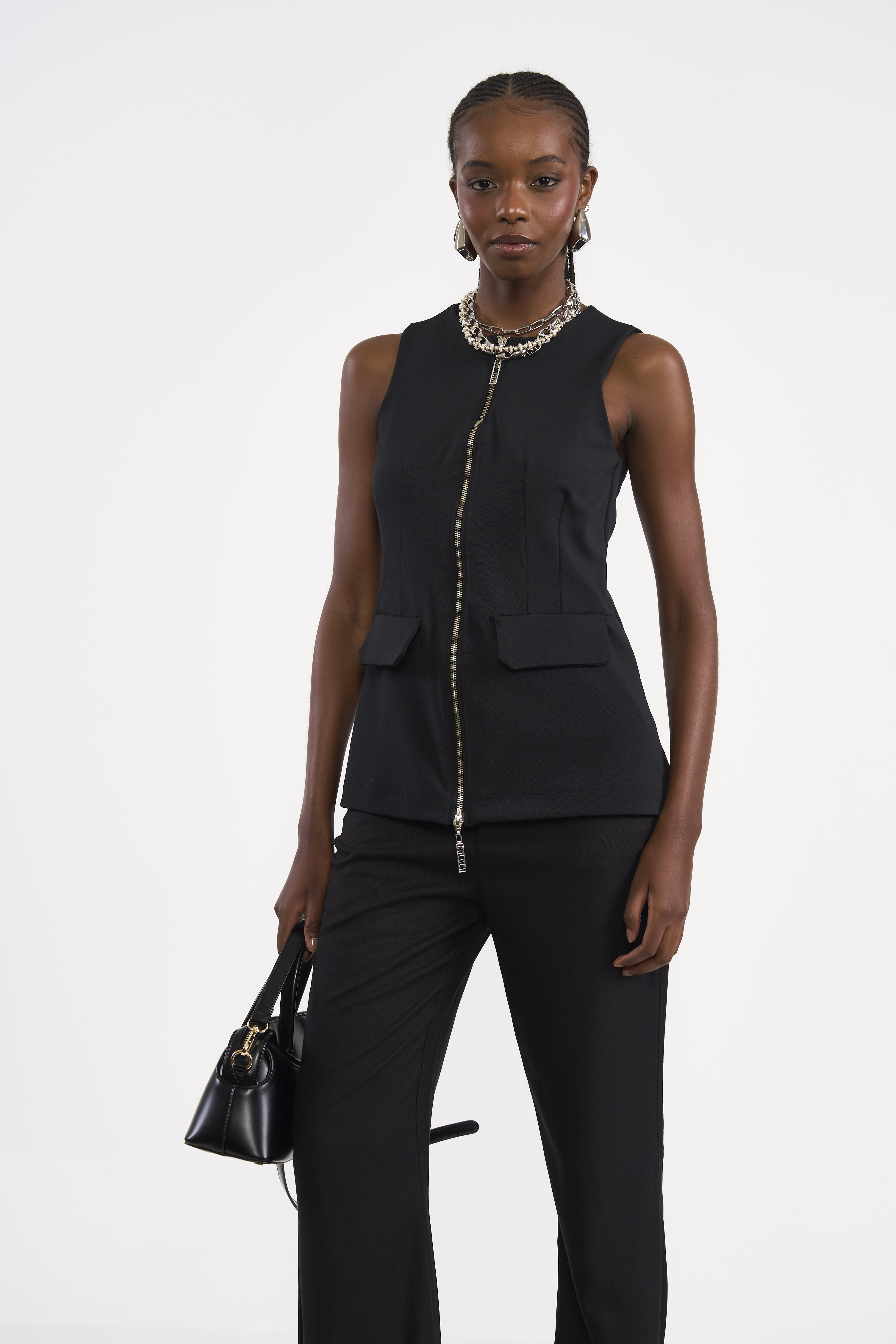 BLUSA COLCCI P PRETO