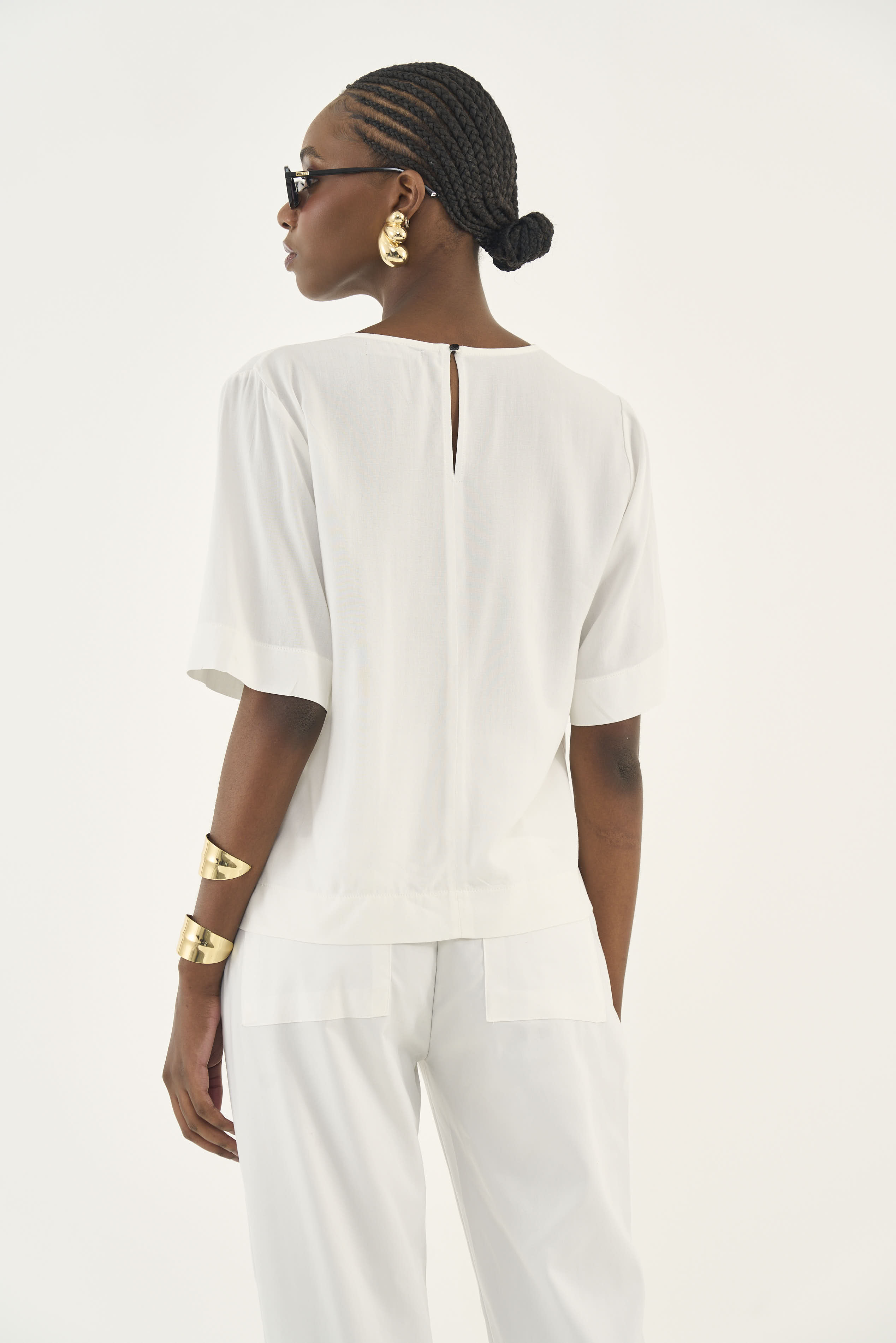BLUSA COLCCI G MARROM MIELE