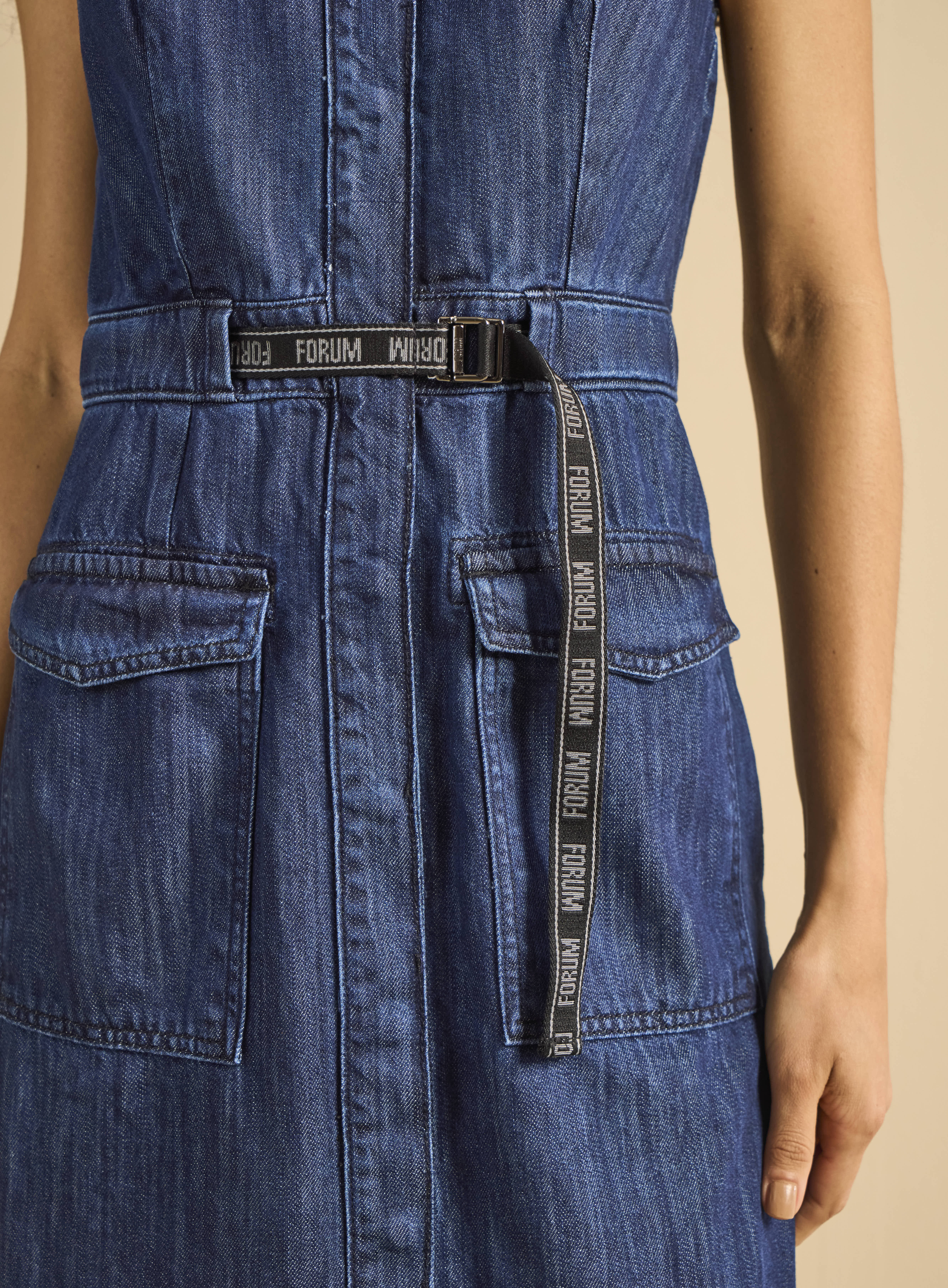 VESTIDO JEANS P IND.PRETO