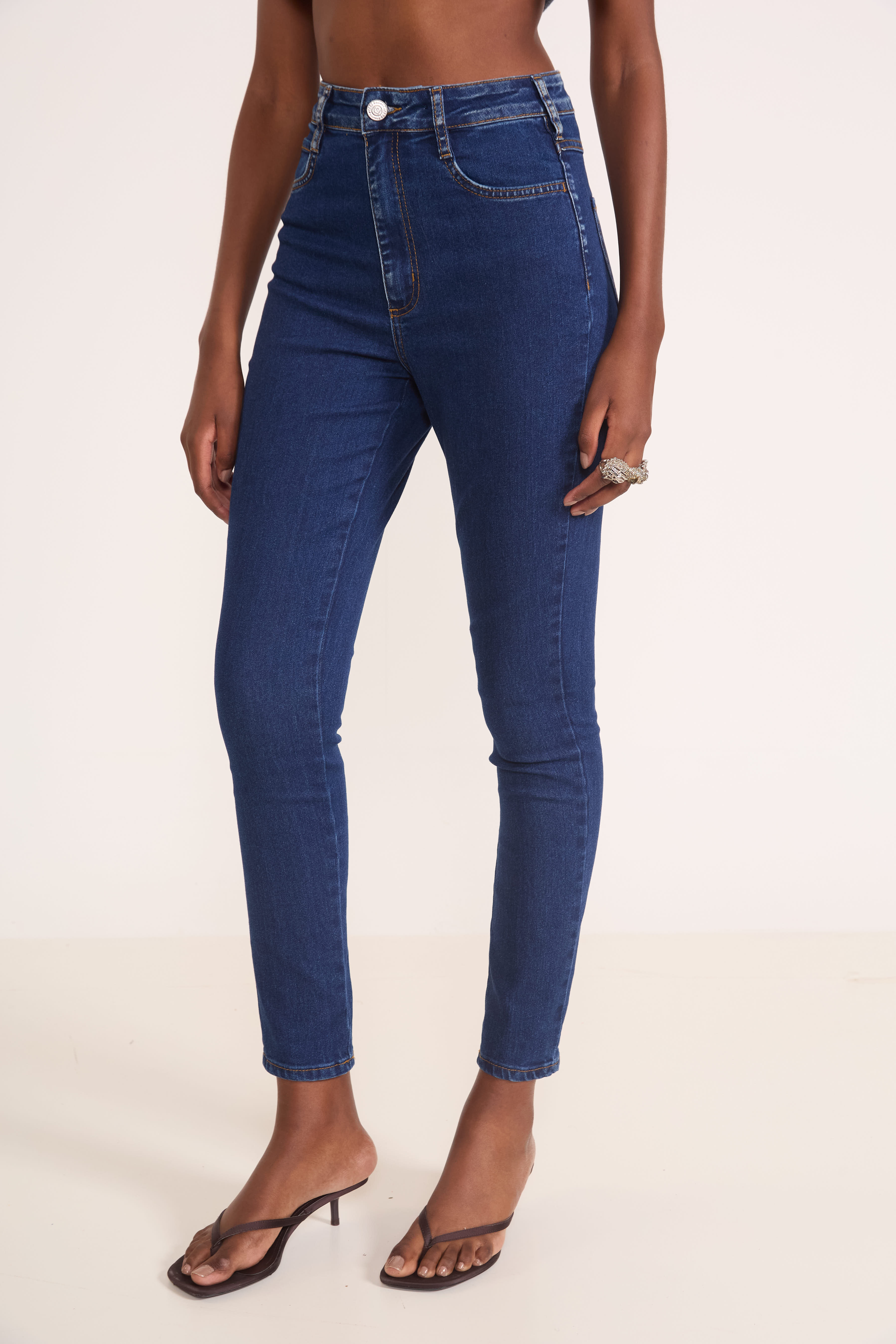 CALÇA JEANS MADRID STRETCH 42 INDIGO