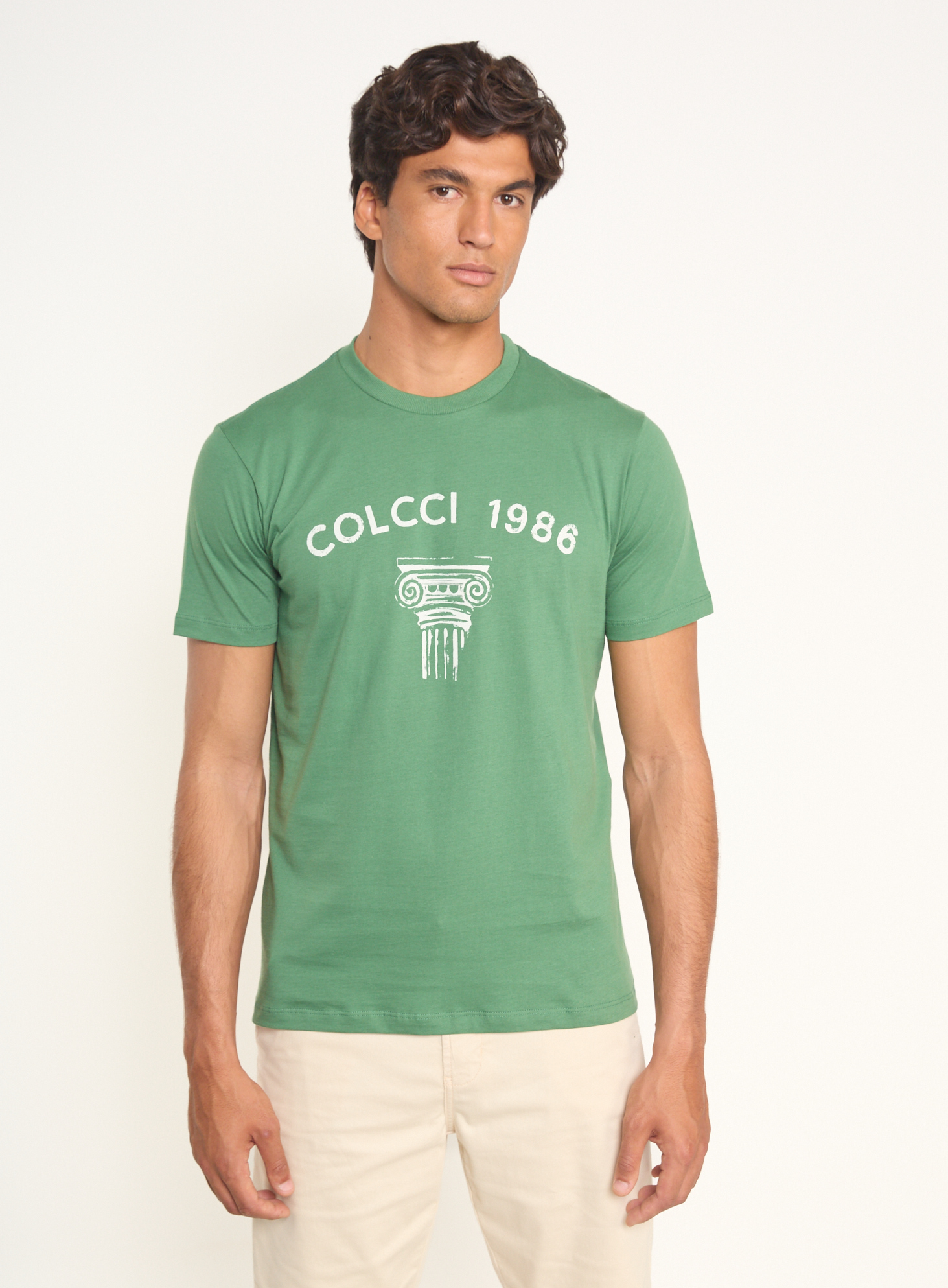CAMISETA COLCCI GG VERDE HORTO