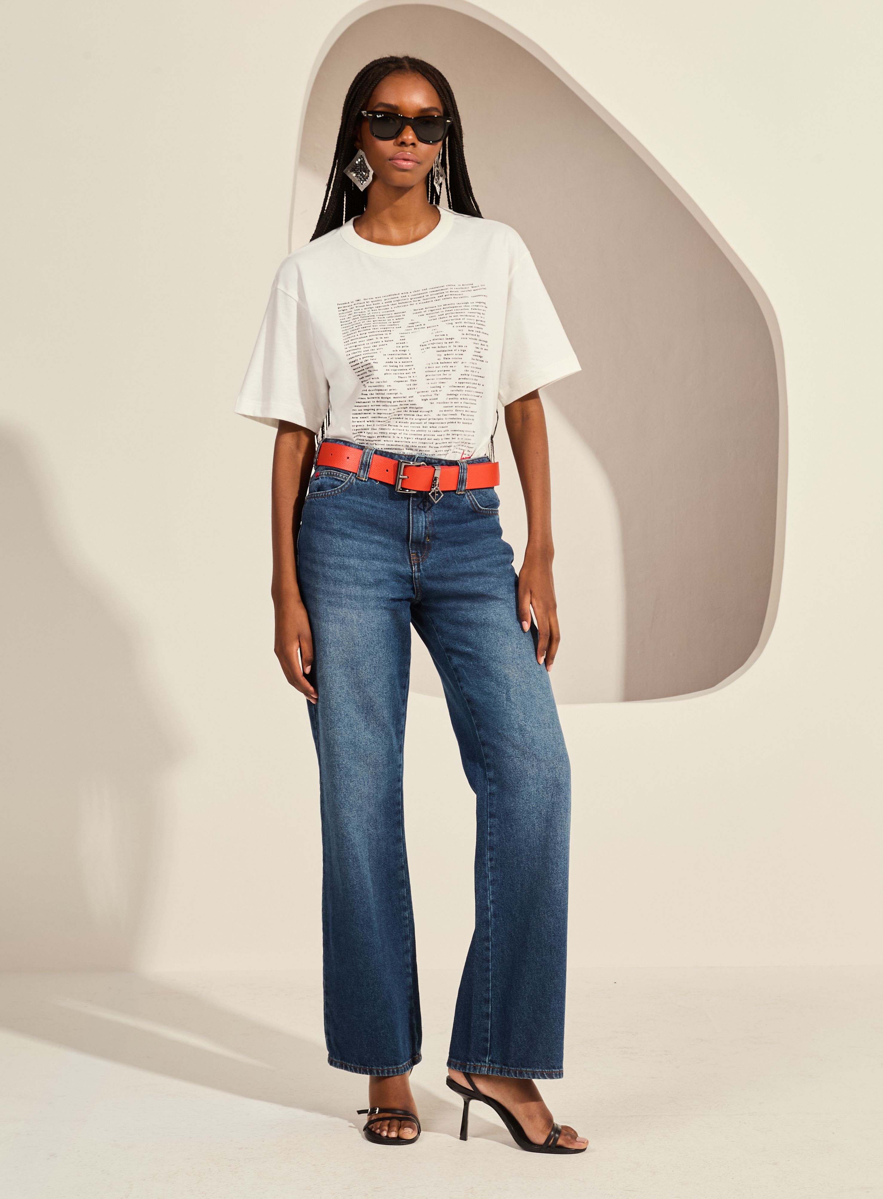 CALÇA JEANS RAQUEL WIDE LEG 36 INDIGO