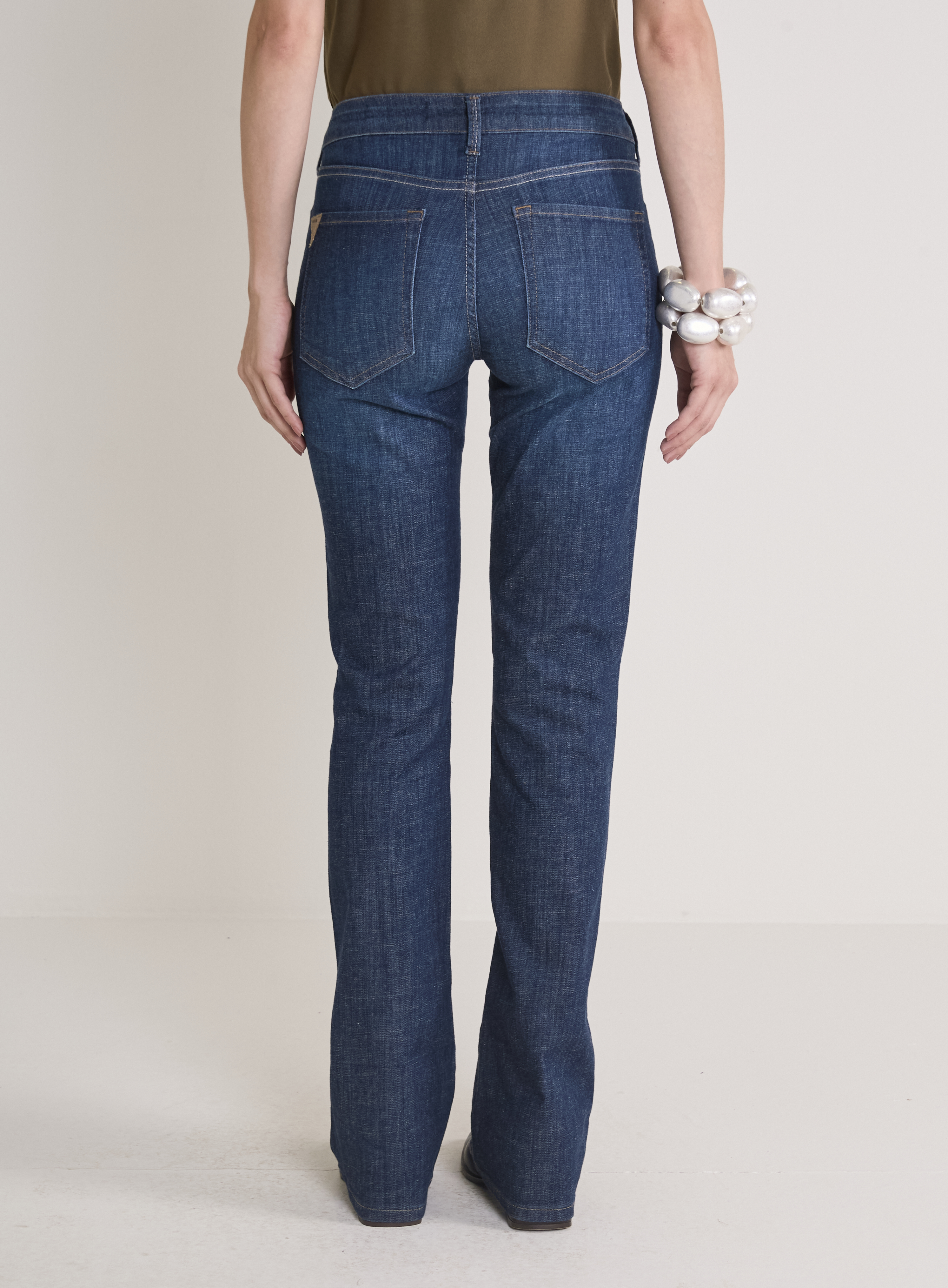 CALÇA JEANS BOOT CUT 42 INDIGO