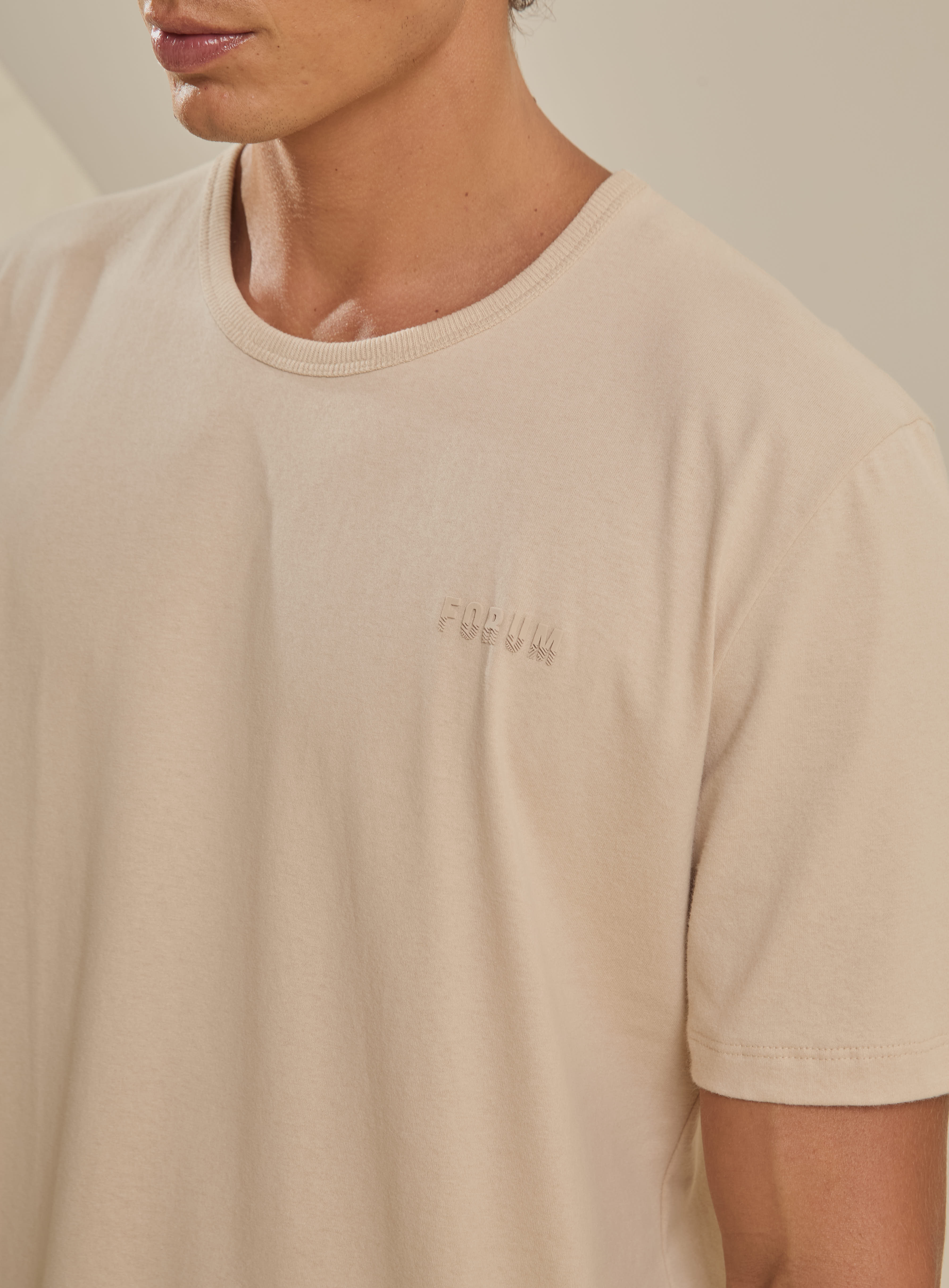 CAMISETA FORUM G BEGE ARUNA