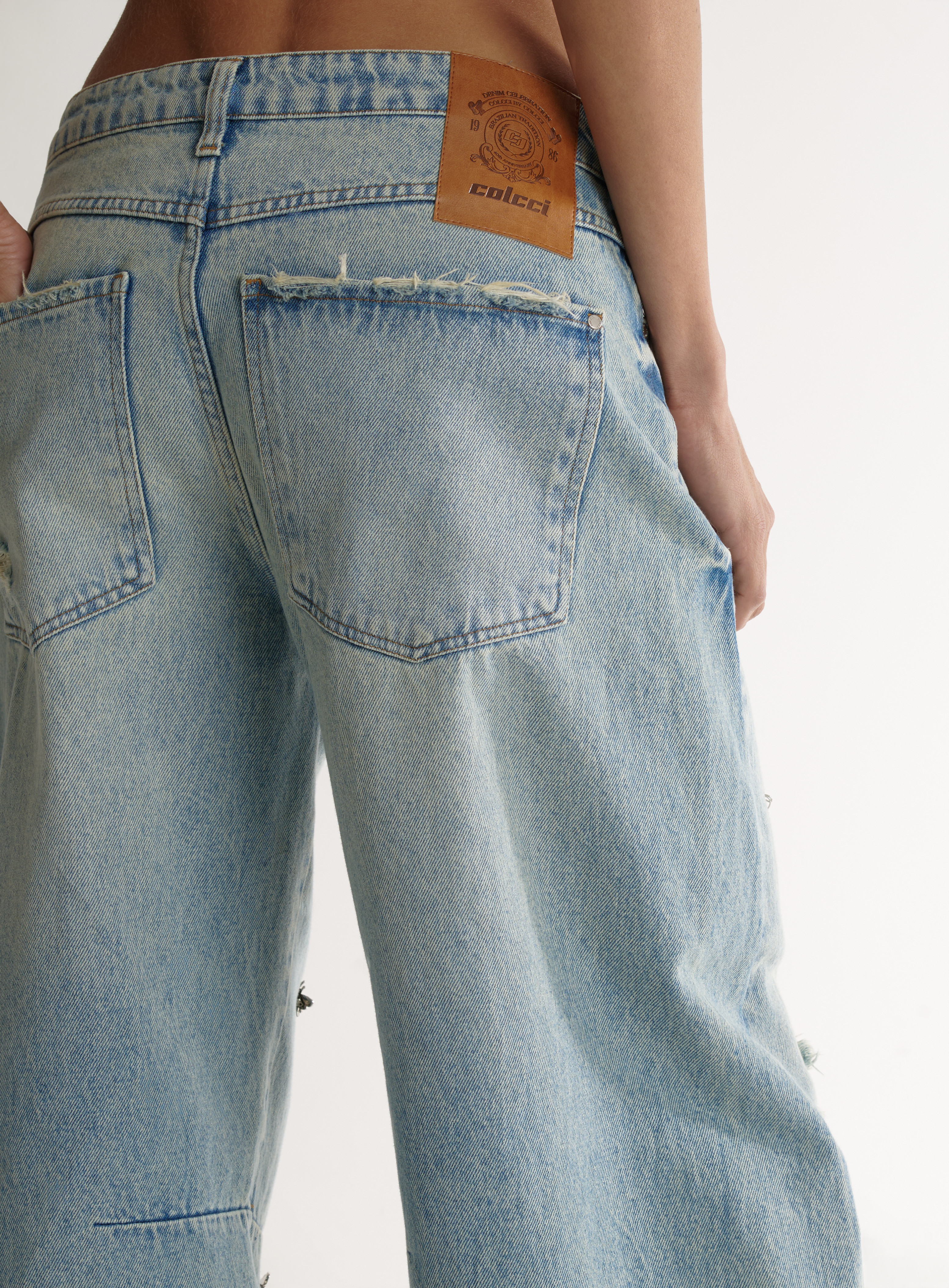 CALÇA JEANS BARRIL 40 INDIGO