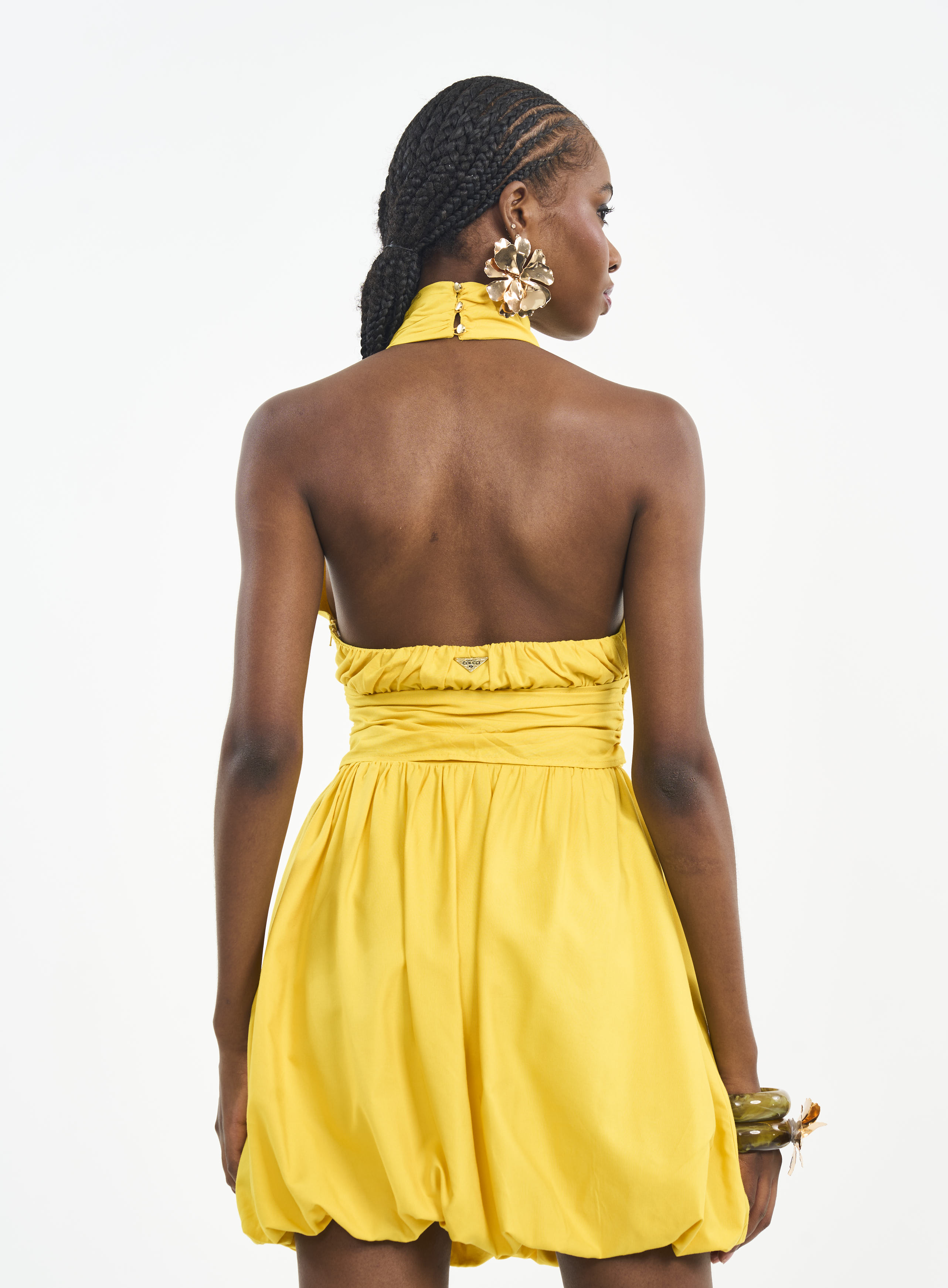VESTIDO COLCCI PP AMARELO POLEN