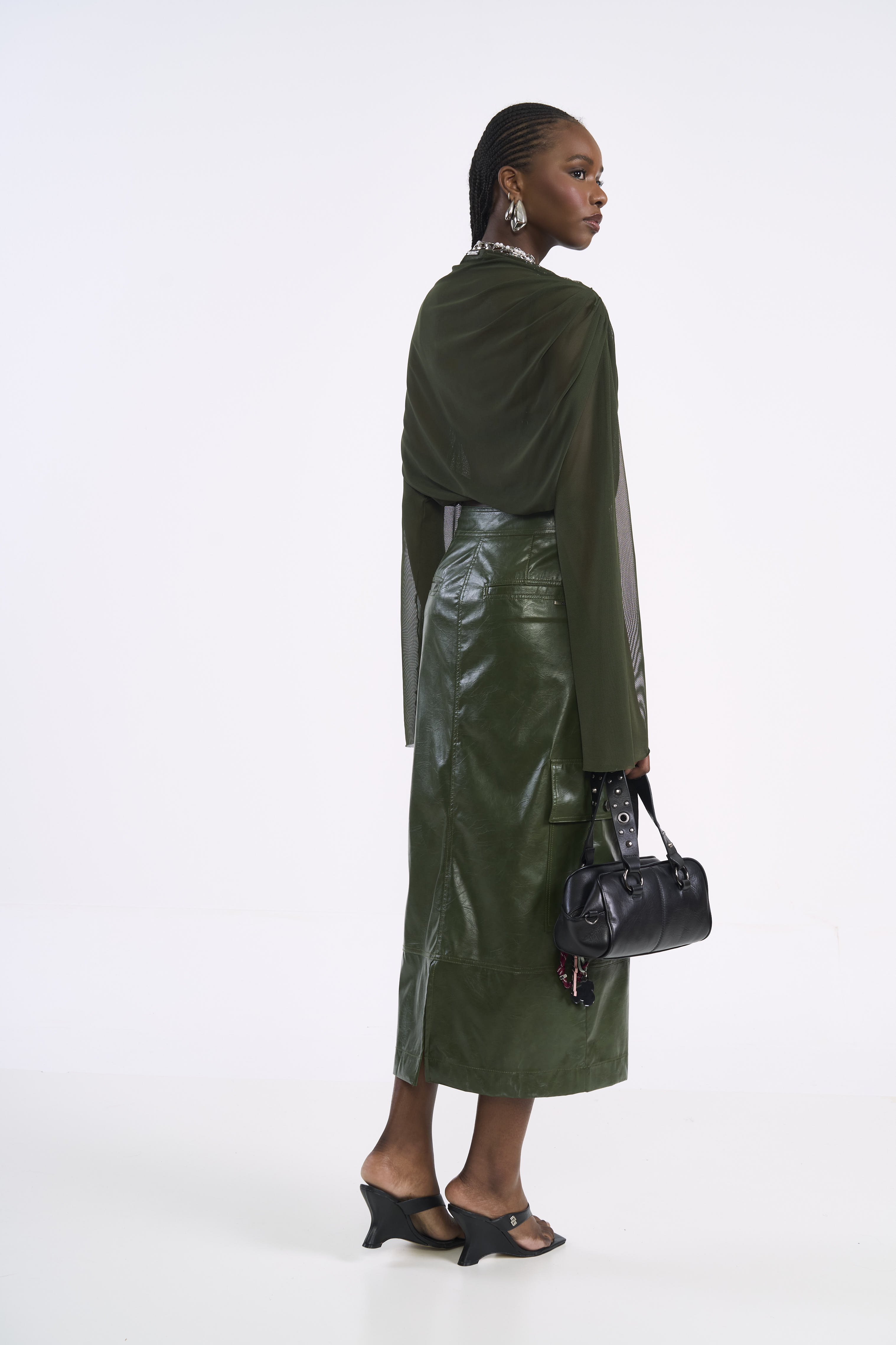 BLUSA TULE P VERDE ÉDEN