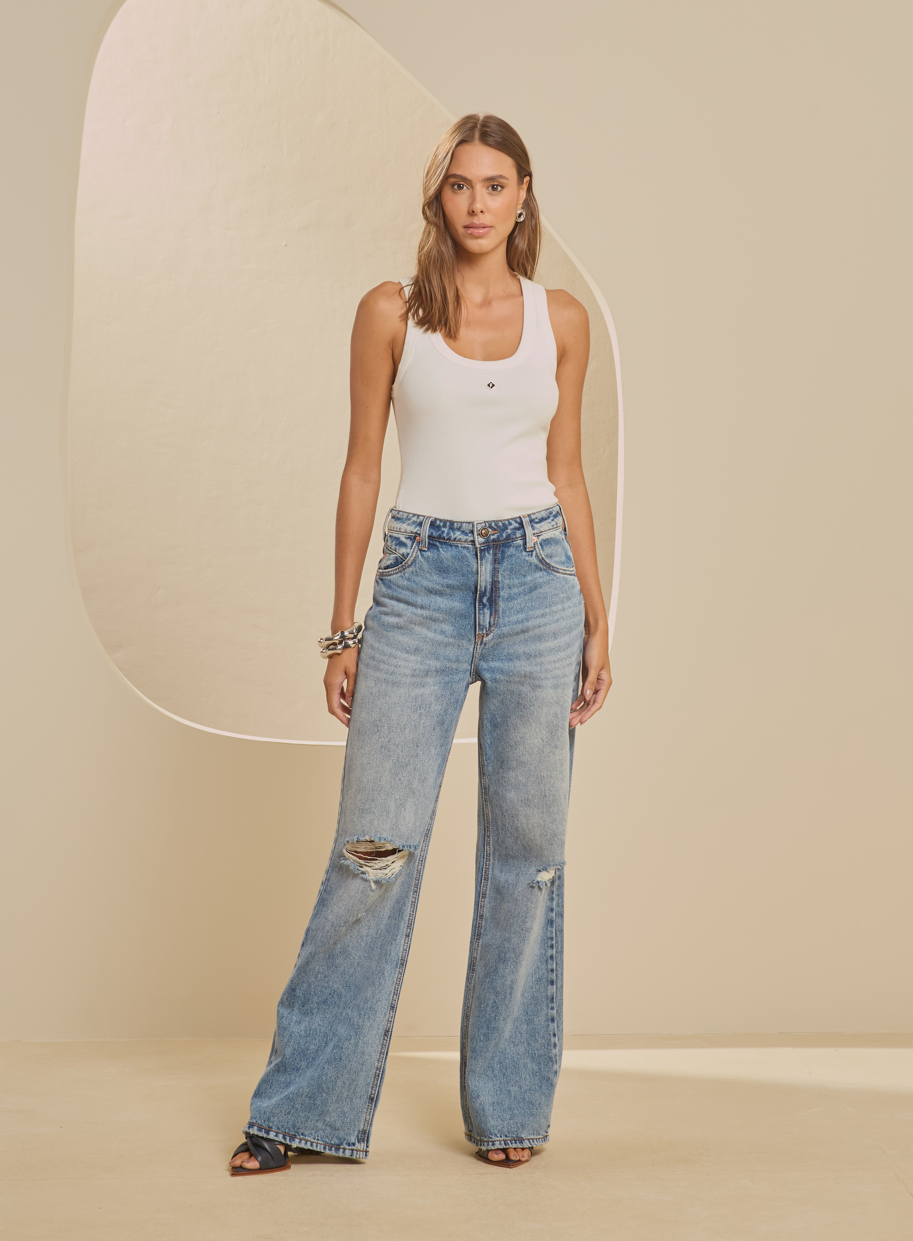CALÇA JEANS NEW 36 INDIGO